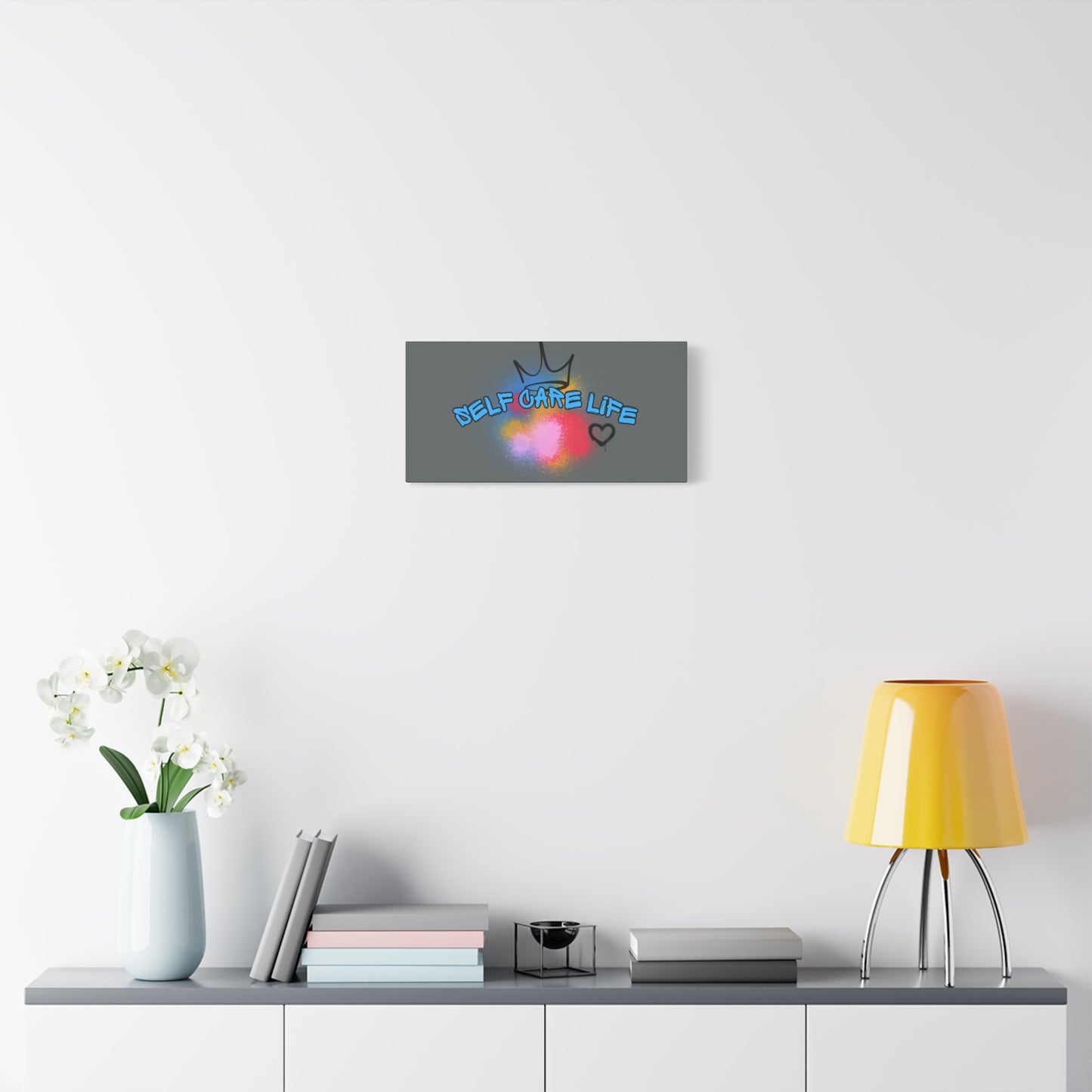 CANVAS - Self Care Life Blue Matte Canvas, Stretched, 1.25"