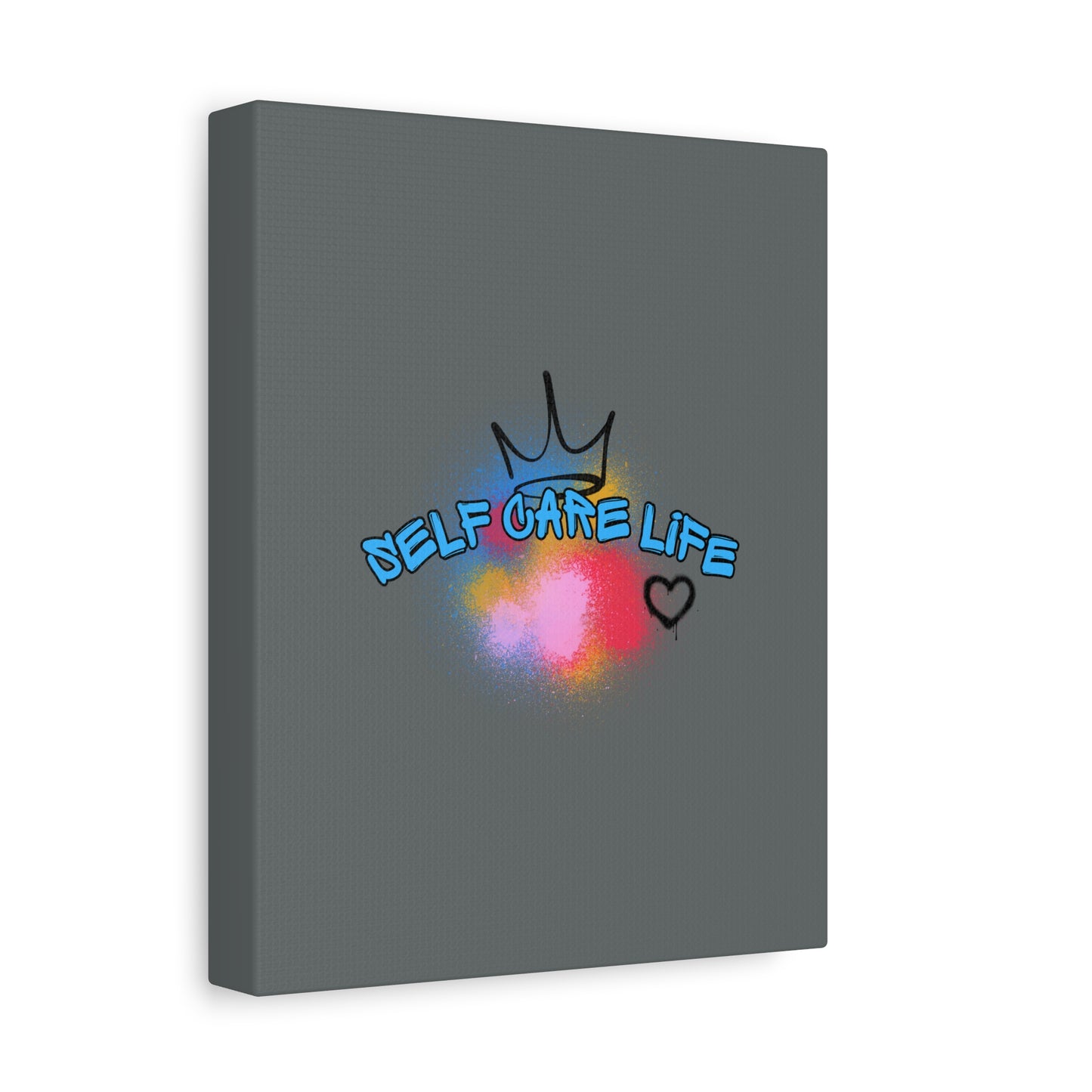 CANVAS - Self Care Life Blue Matte Canvas, Stretched, 1.25"