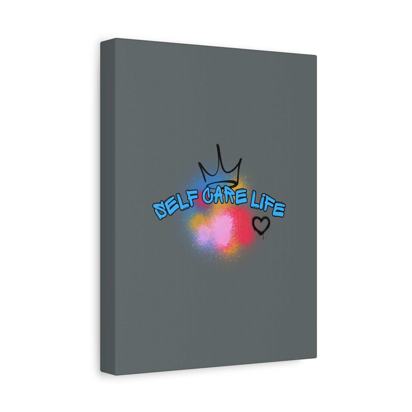 CANVAS - Self Care Life Blue Matte Canvas, Stretched, 1.25"