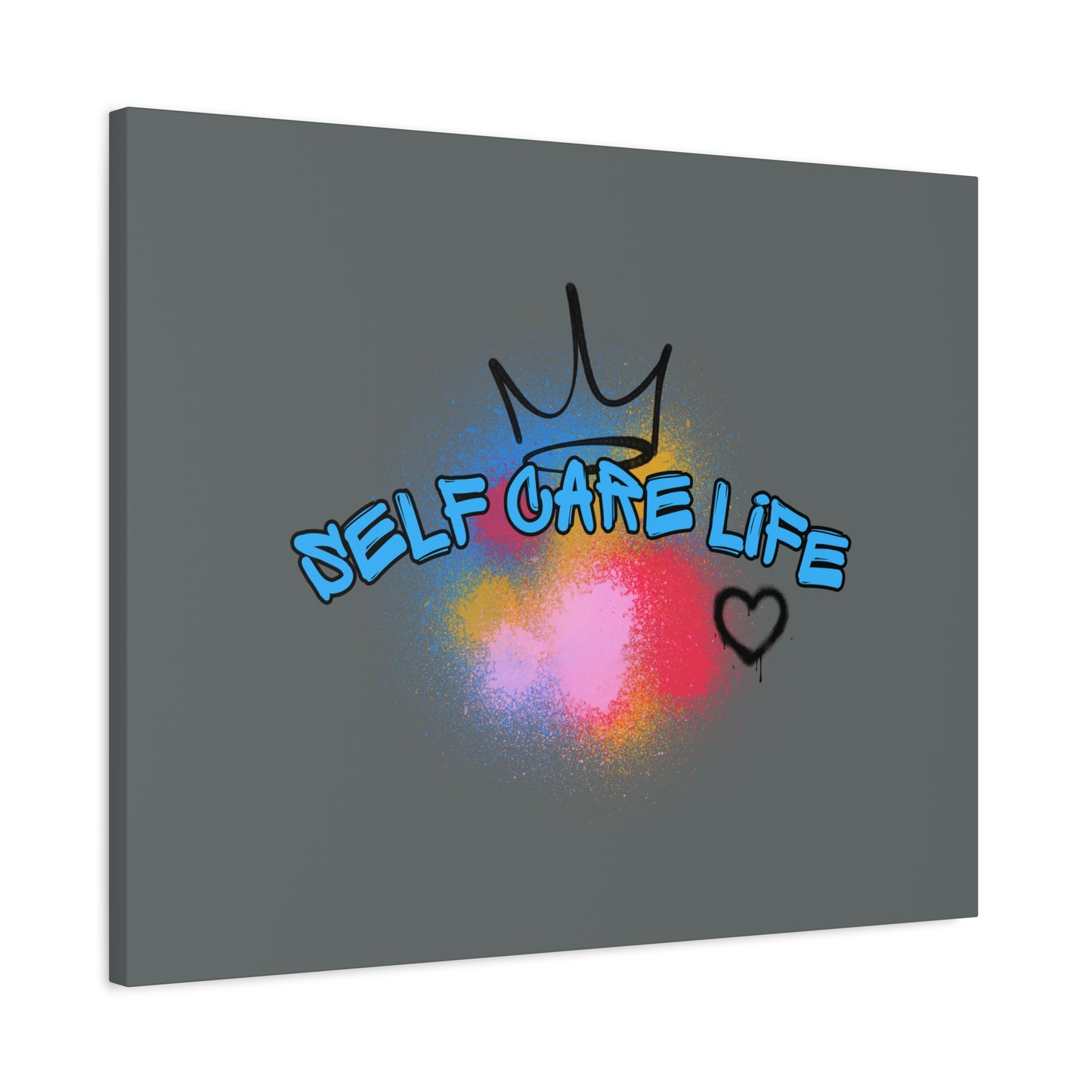 CANVAS - Self Care Life Blue Matte Canvas, Stretched, 1.25"