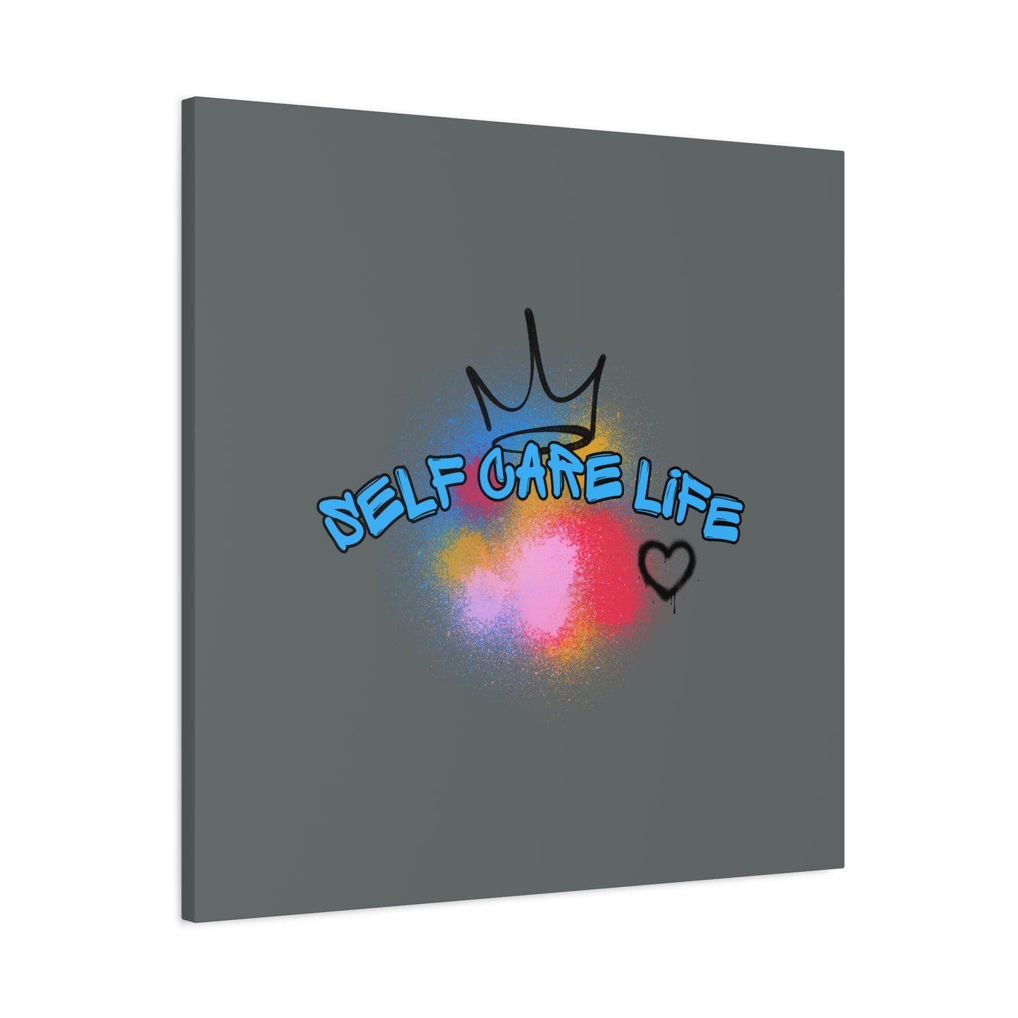 CANVAS - Self Care Life Blue Matte Canvas, Stretched, 1.25"