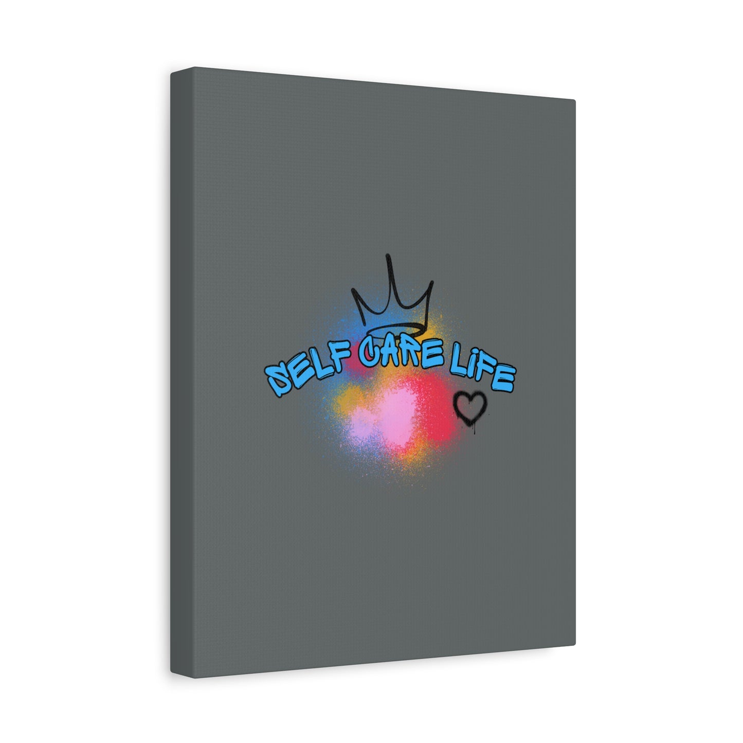 CANVAS - Self Care Life Blue Matte Canvas, Stretched, 1.25"