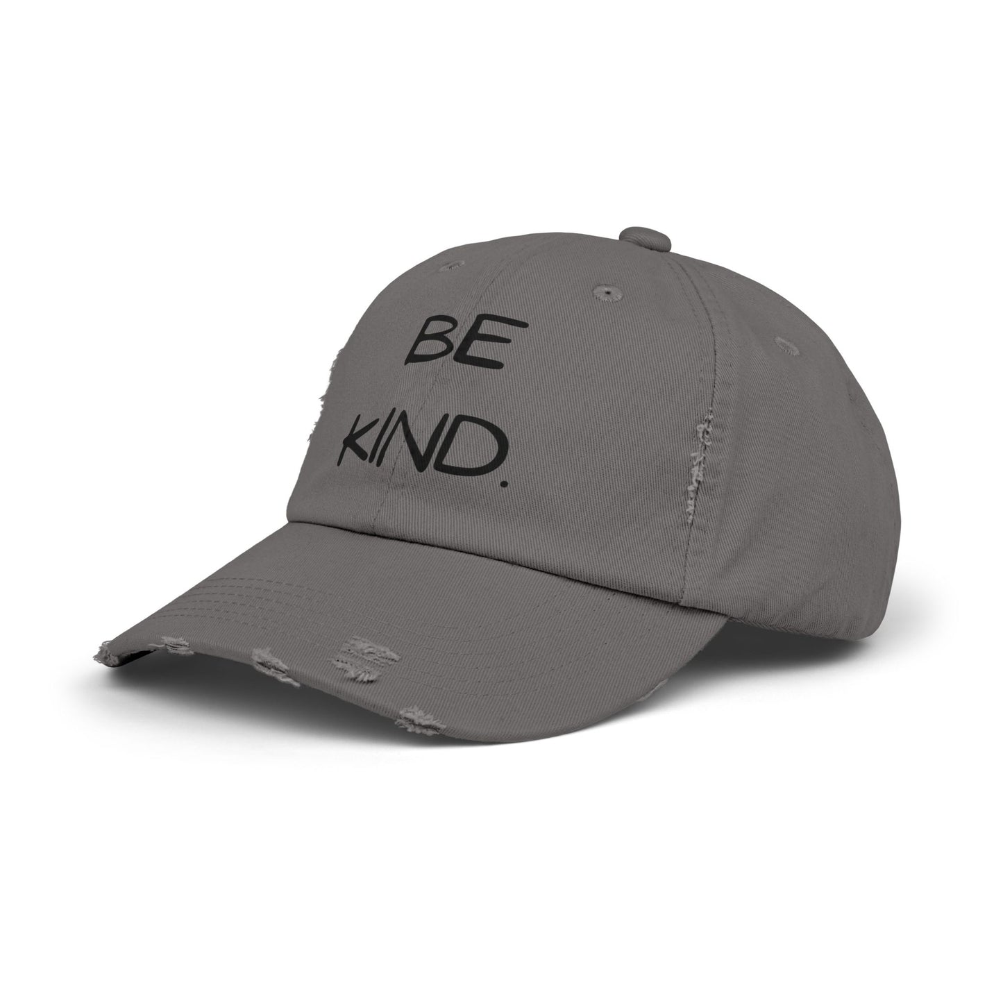 BE KIND. Unisex Distressed Cap