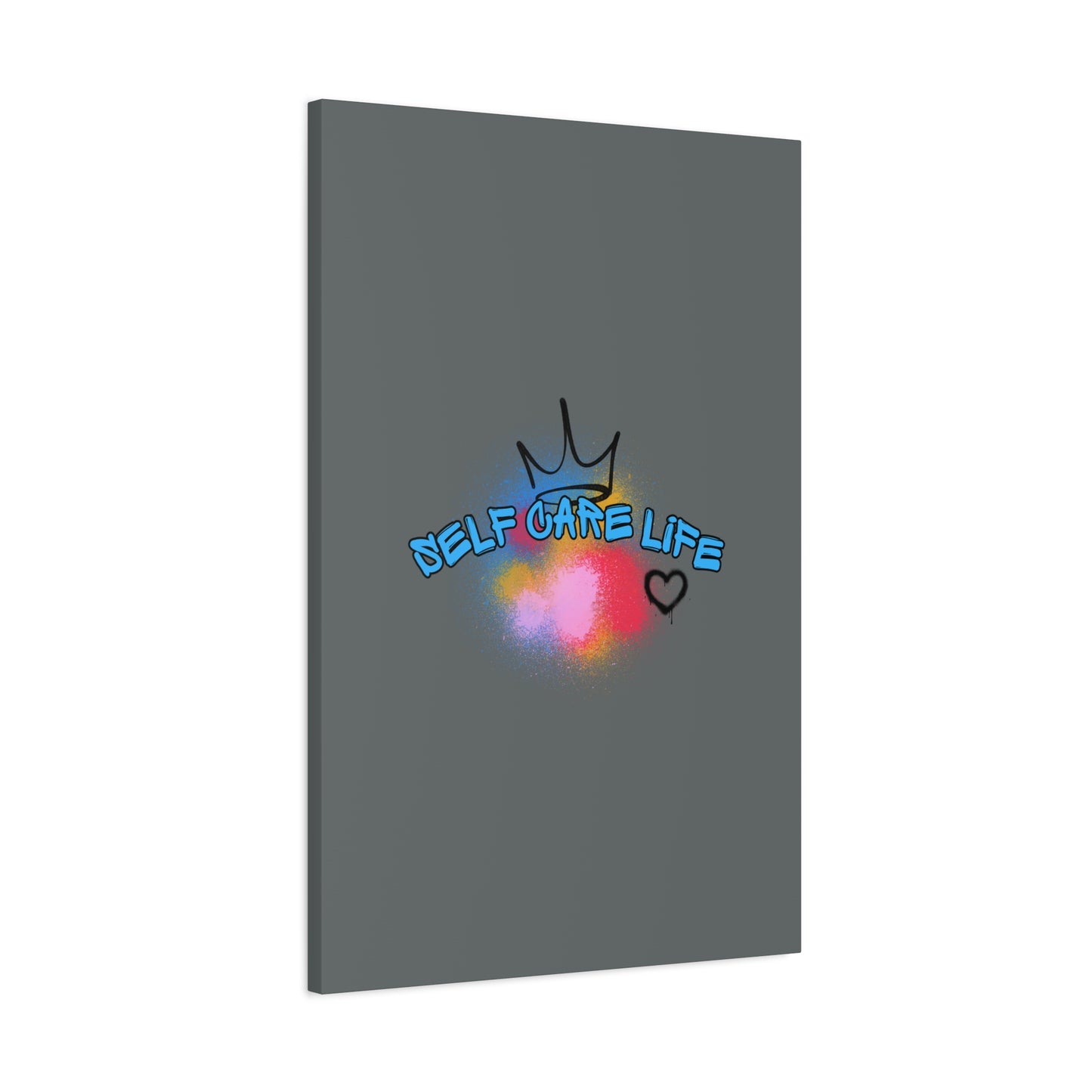 CANVAS - Self Care Life Blue Matte Canvas, Stretched, 1.25"