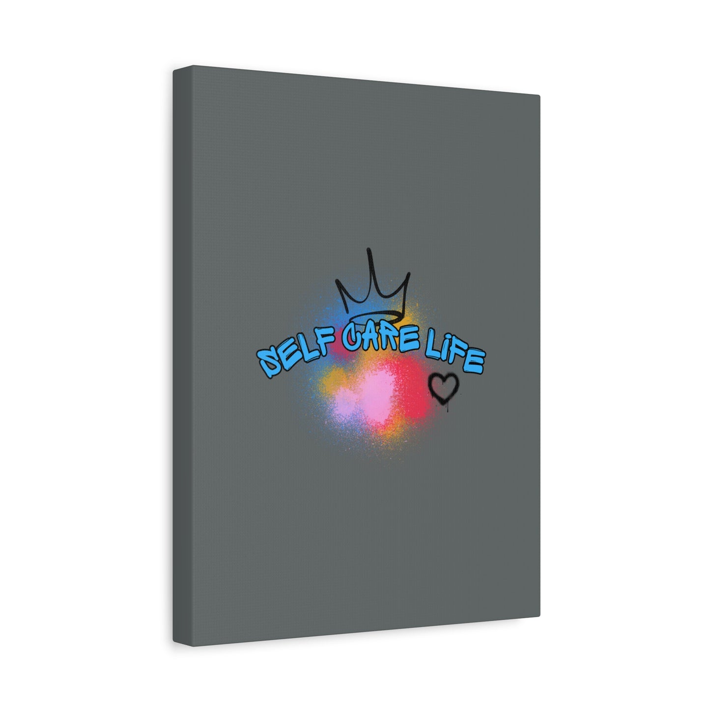 CANVAS - Self Care Life Blue Matte Canvas, Stretched, 1.25"