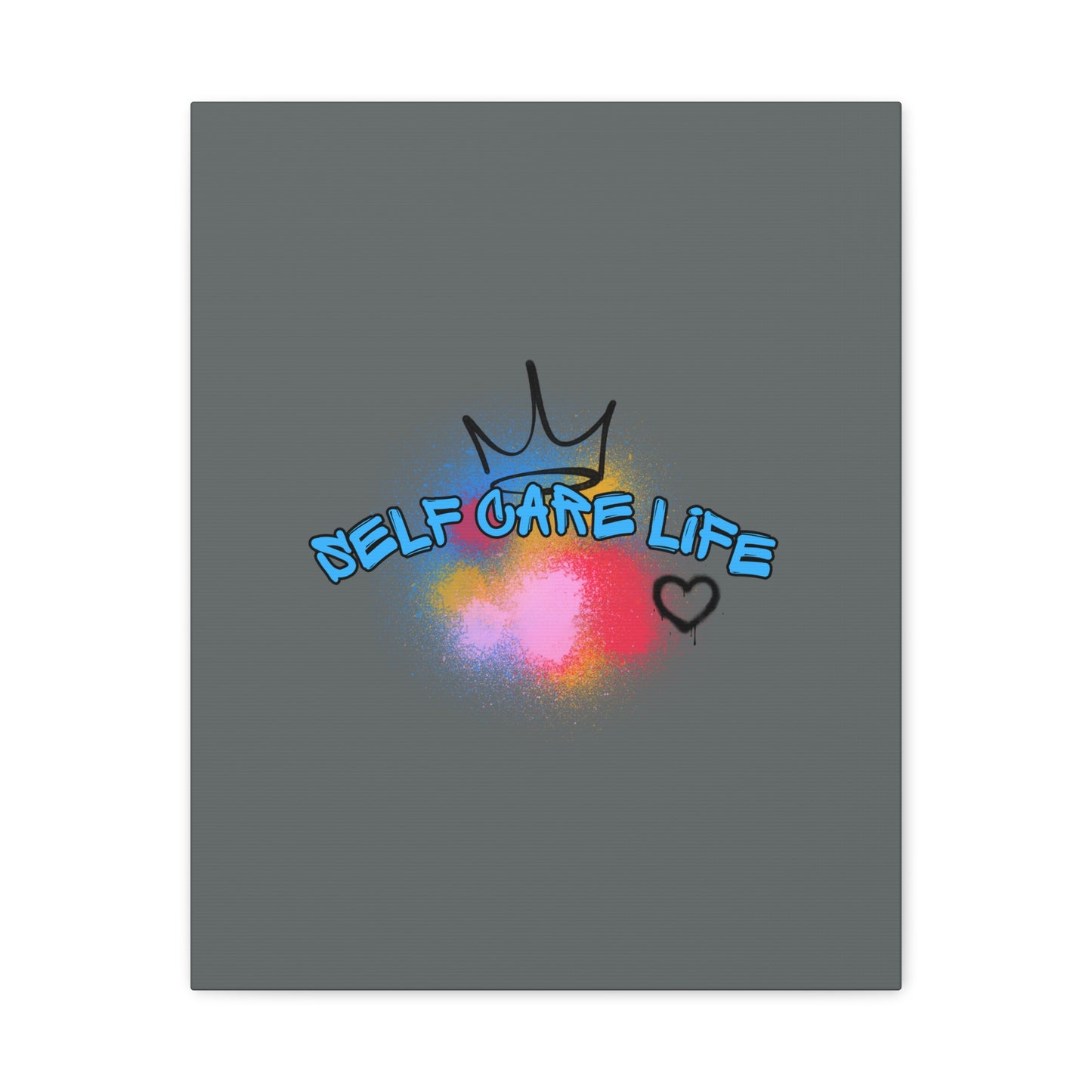 CANVAS - Self Care Life Blue Matte Canvas, Stretched, 1.25"
