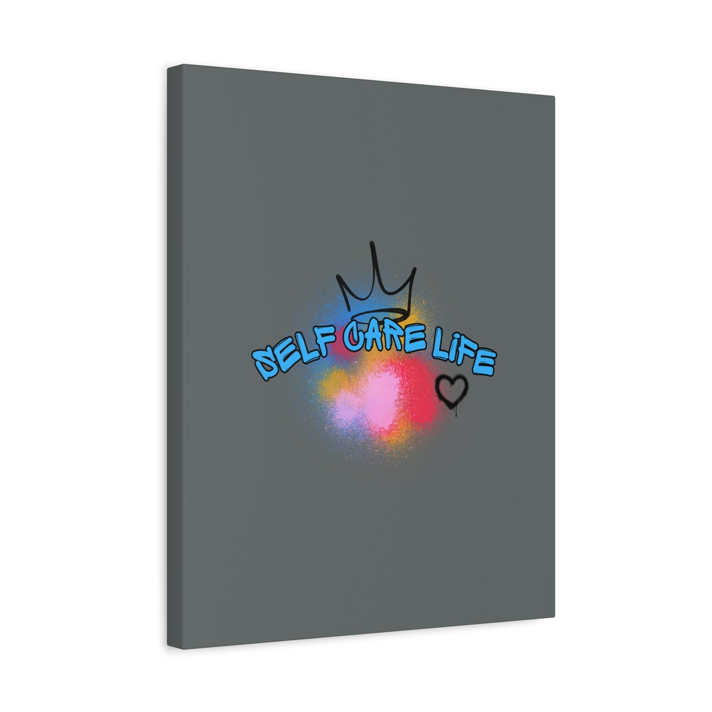 CANVAS - Self Care Life Blue Matte Canvas, Stretched, 1.25"