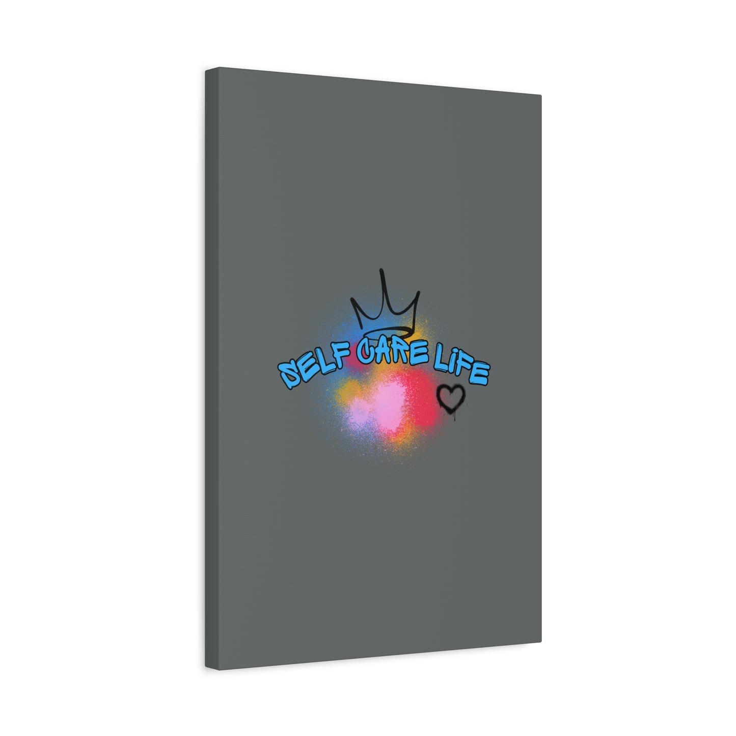 CANVAS - Self Care Life Blue Matte Canvas, Stretched, 1.25"