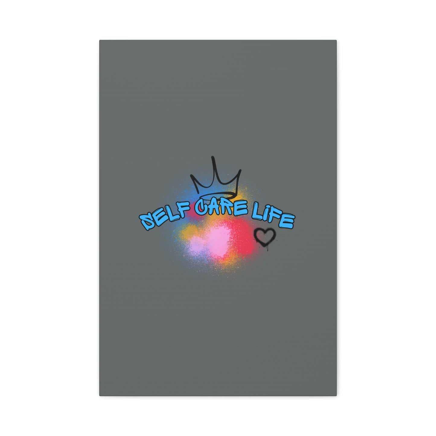 CANVAS - Self Care Life Blue Matte Canvas, Stretched, 1.25"