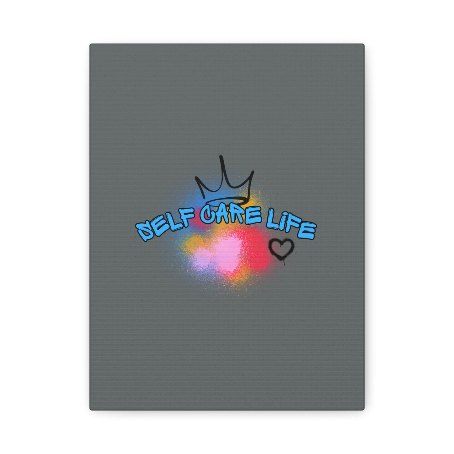 CANVAS - Self Care Life Blue Matte Canvas, Stretched, 1.25"