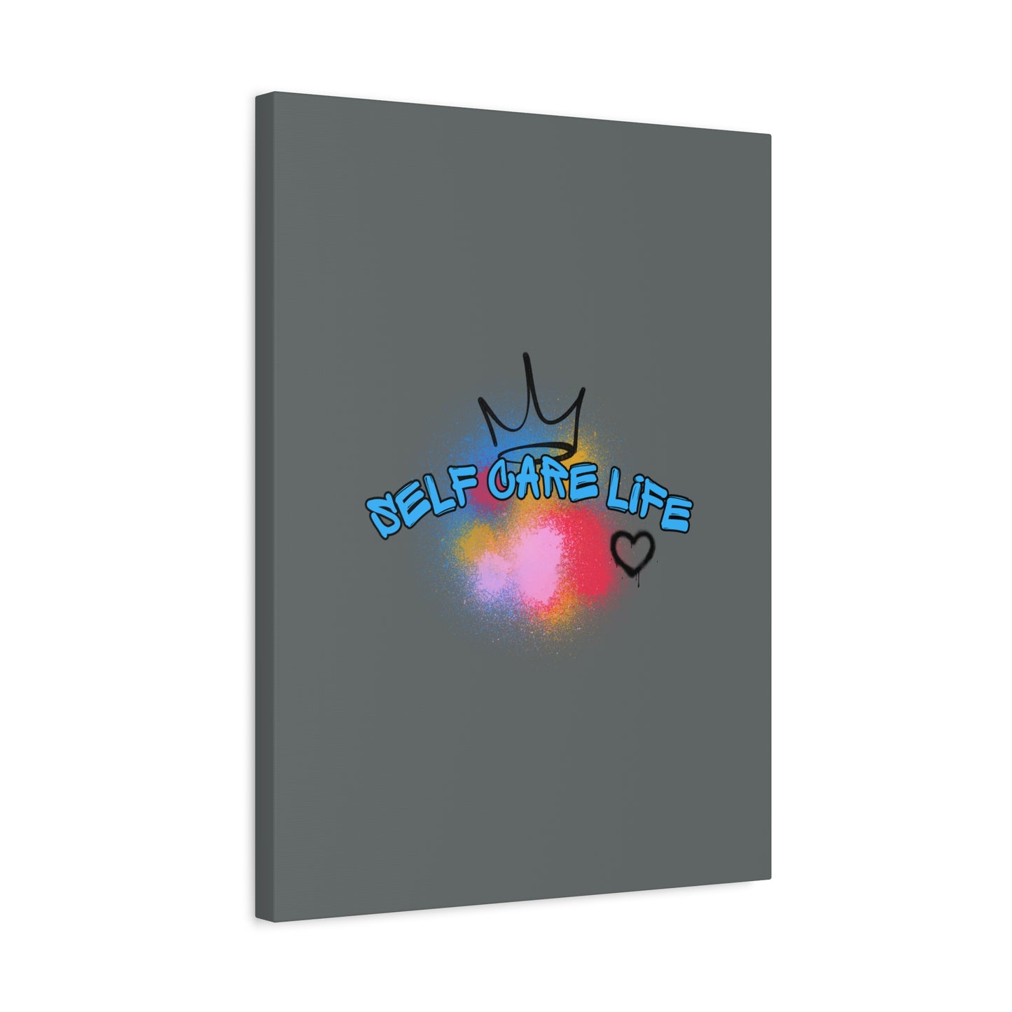 CANVAS - Self Care Life Blue Matte Canvas, Stretched, 1.25"