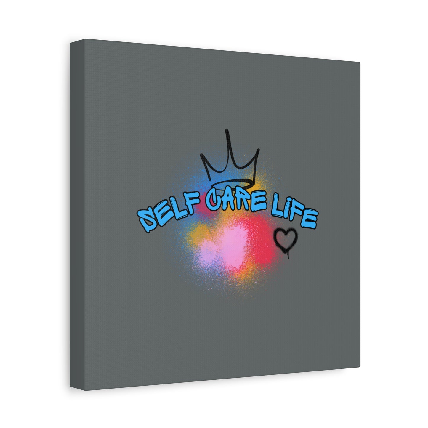 CANVAS - Self Care Life Blue Matte Canvas, Stretched, 1.25"
