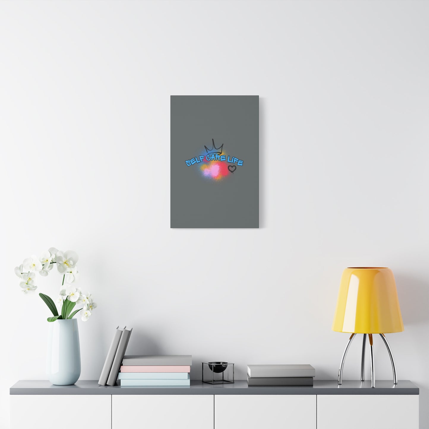 CANVAS - Self Care Life Blue Matte Canvas, Stretched, 1.25"