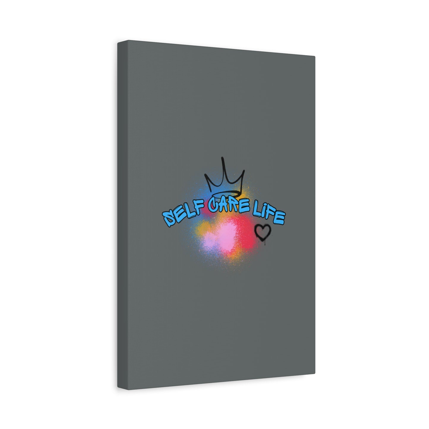CANVAS - Self Care Life Blue Matte Canvas, Stretched, 1.25"