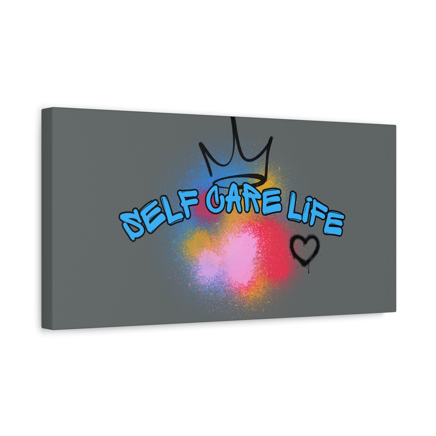 CANVAS - Self Care Life Blue Matte Canvas, Stretched, 1.25"