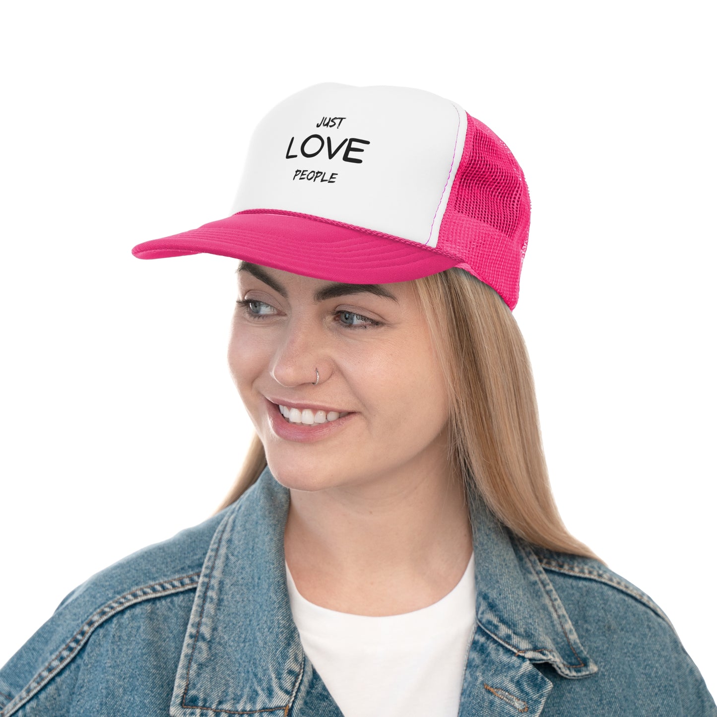 Just LOVE People Trucker Cap