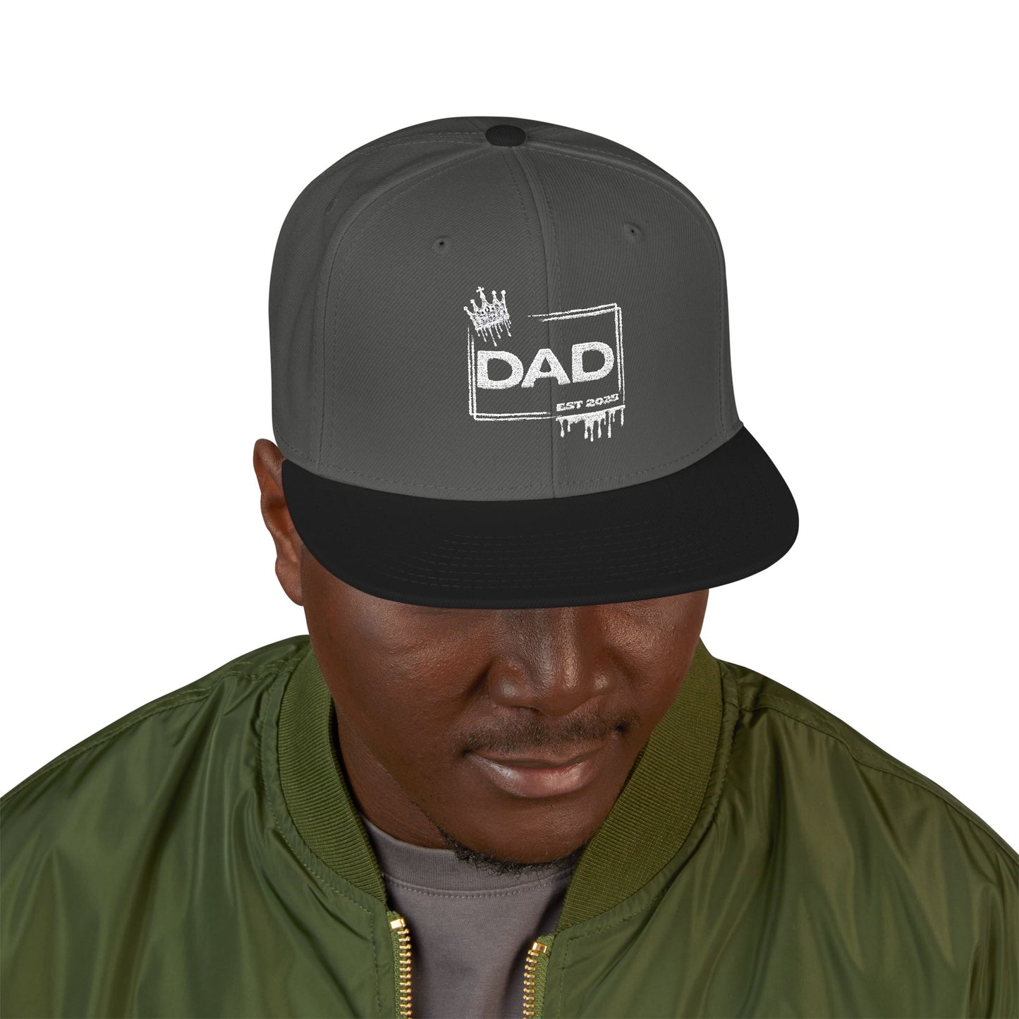 Dad Snapback Hat | Embroidered Cap for Father’s Day, Customizable