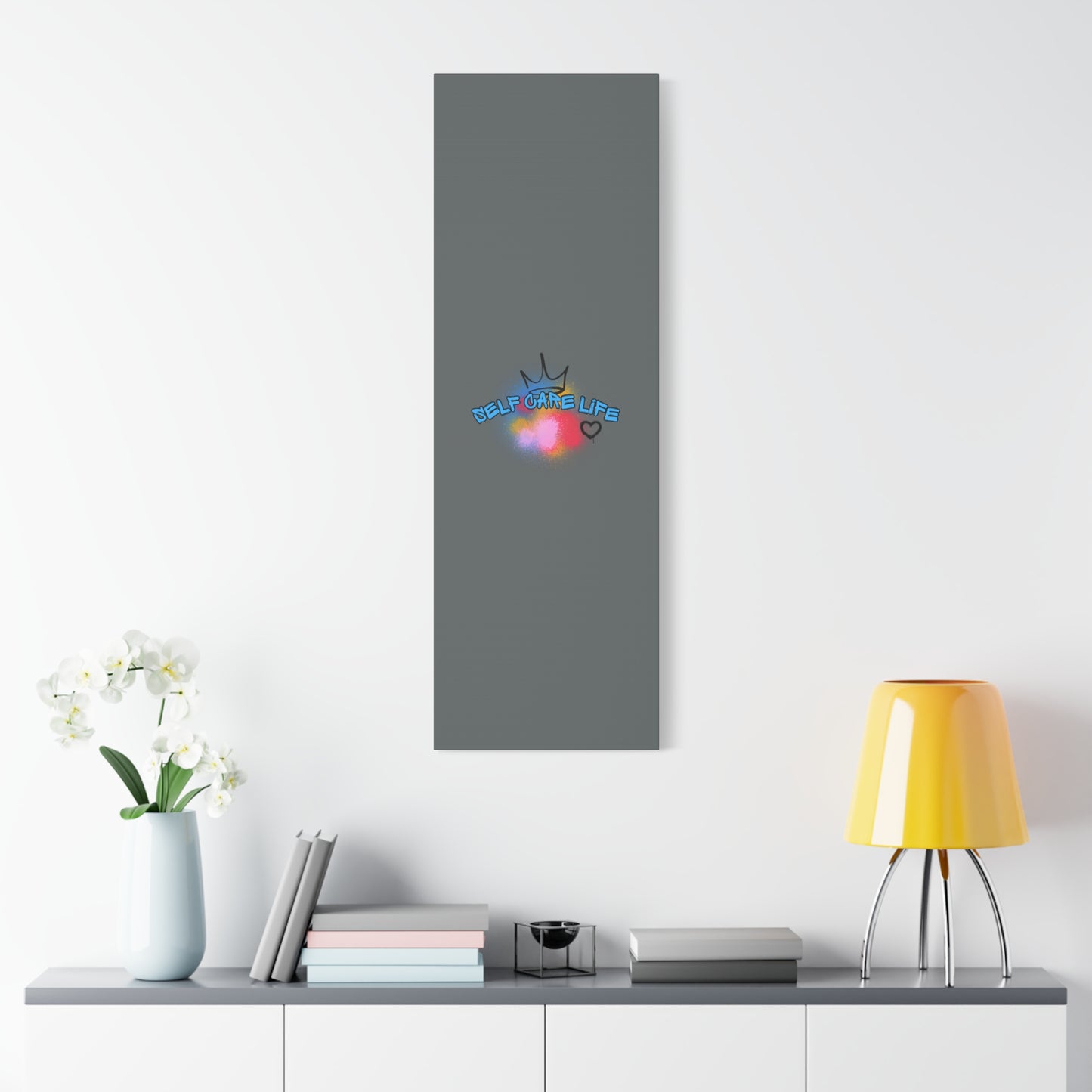 CANVAS - Self Care Life Blue Matte Canvas, Stretched, 1.25"
