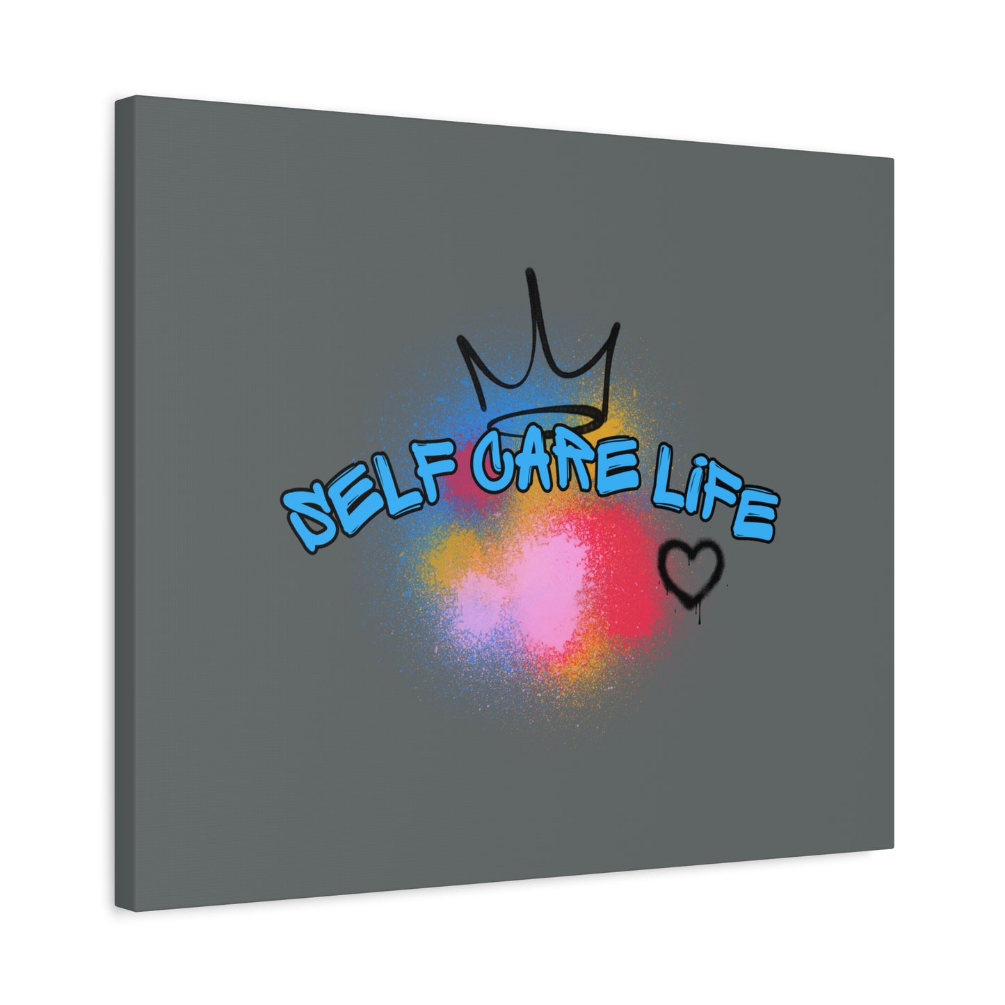 CANVAS - Self Care Life Blue Matte Canvas, Stretched, 1.25"