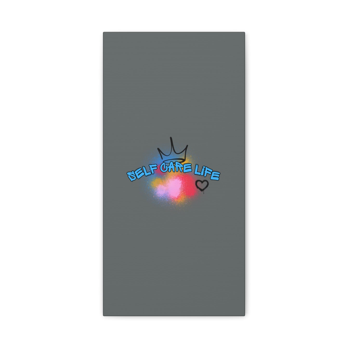 CANVAS - Self Care Life Blue Matte Canvas, Stretched, 1.25"