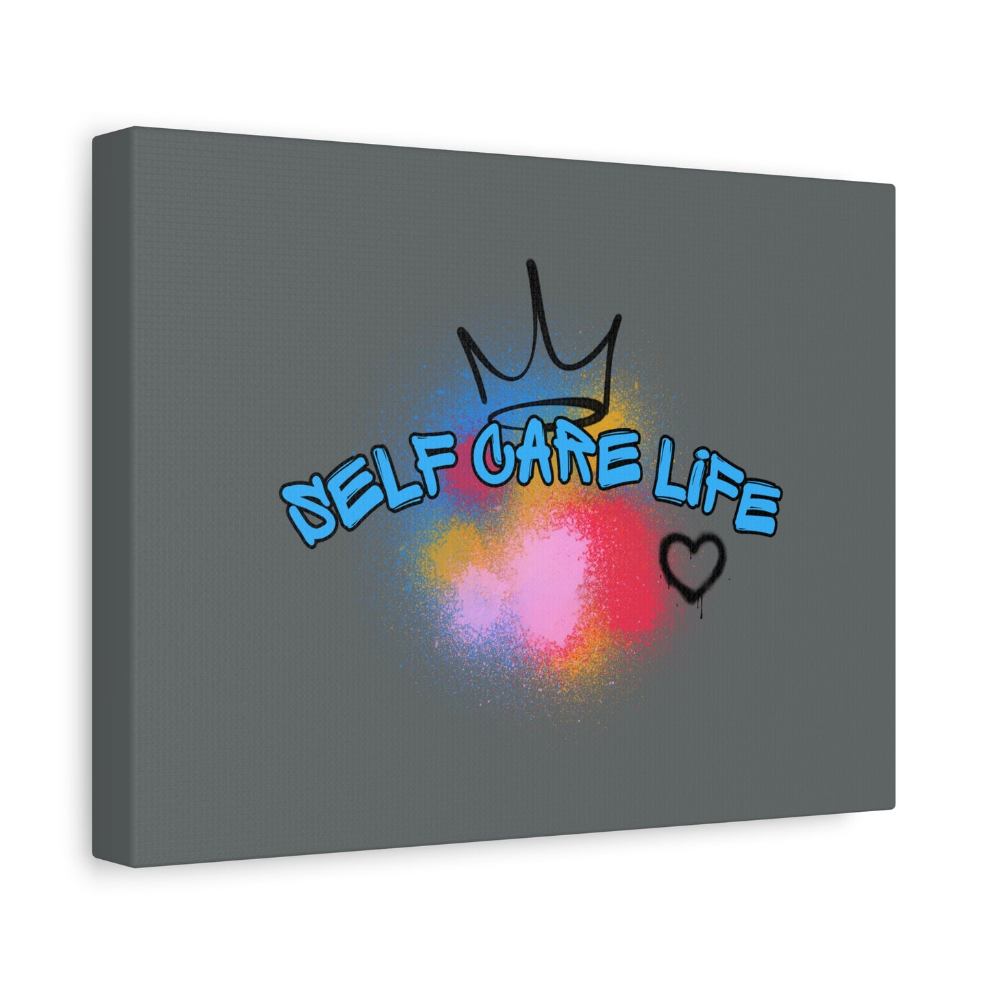 CANVAS - Self Care Life Blue Matte Canvas, Stretched, 1.25"
