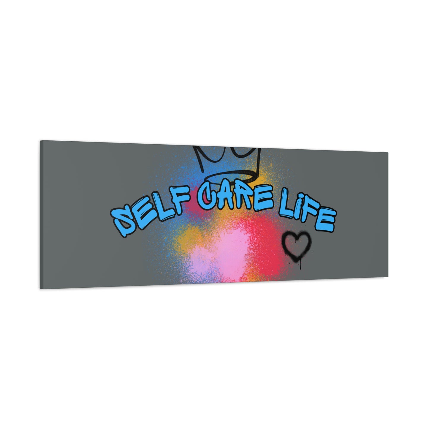 CANVAS - Self Care Life Blue Matte Canvas, Stretched, 1.25"