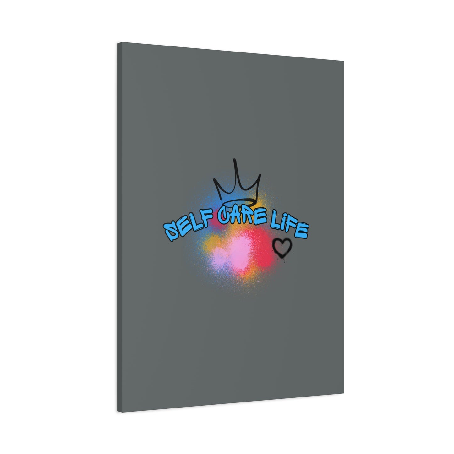 CANVAS - Self Care Life Blue Matte Canvas, Stretched, 1.25"