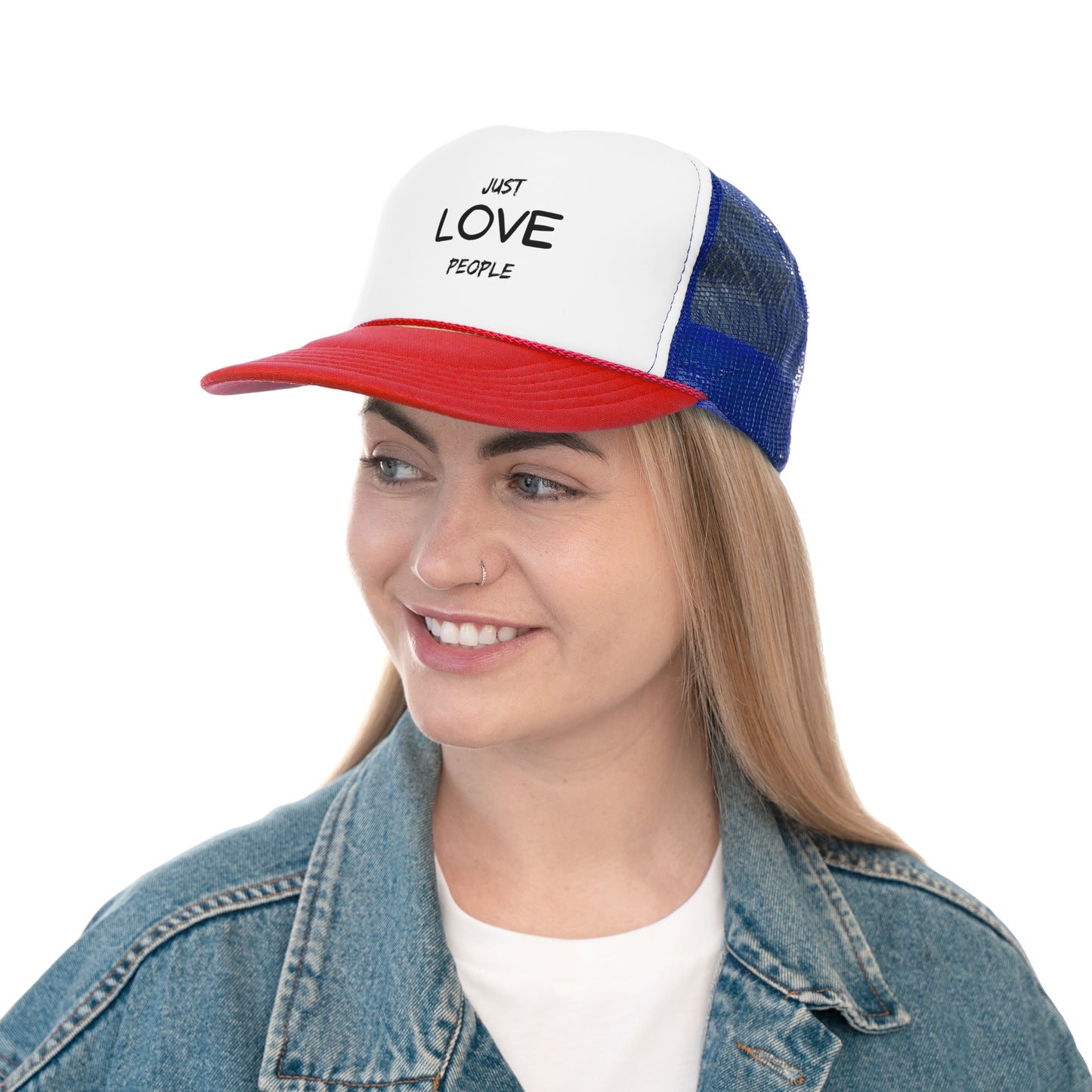 Just LOVE People Trucker Cap