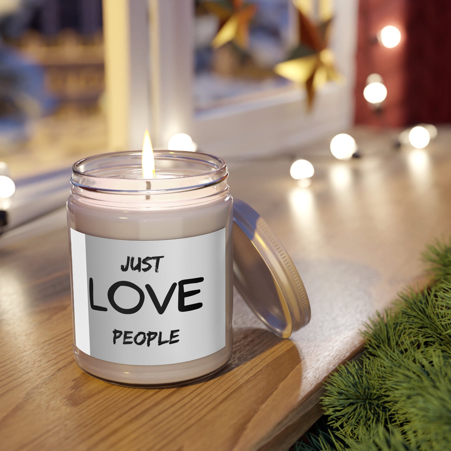CANDLE - Just LOVE People Soy Candle, 9 oz