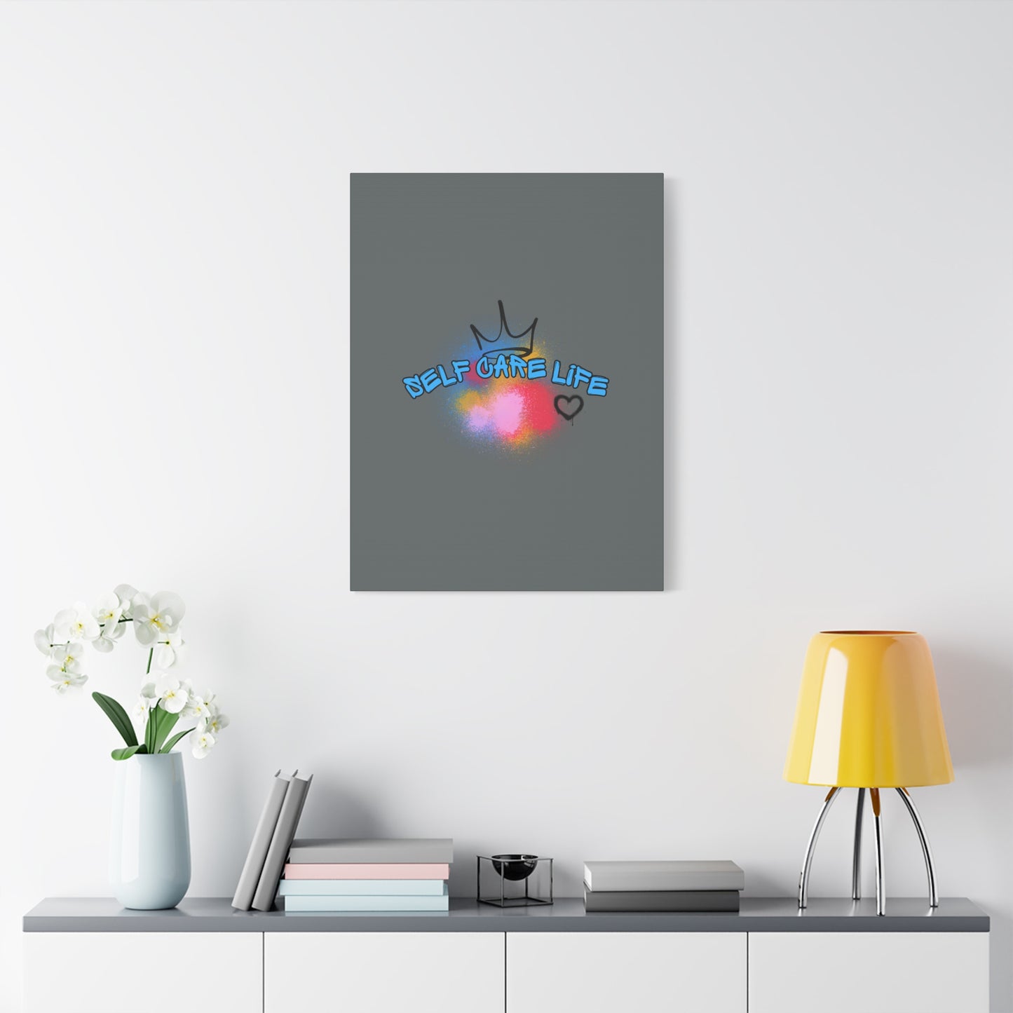 CANVAS - Self Care Life Blue Matte Canvas, Stretched, 1.25"