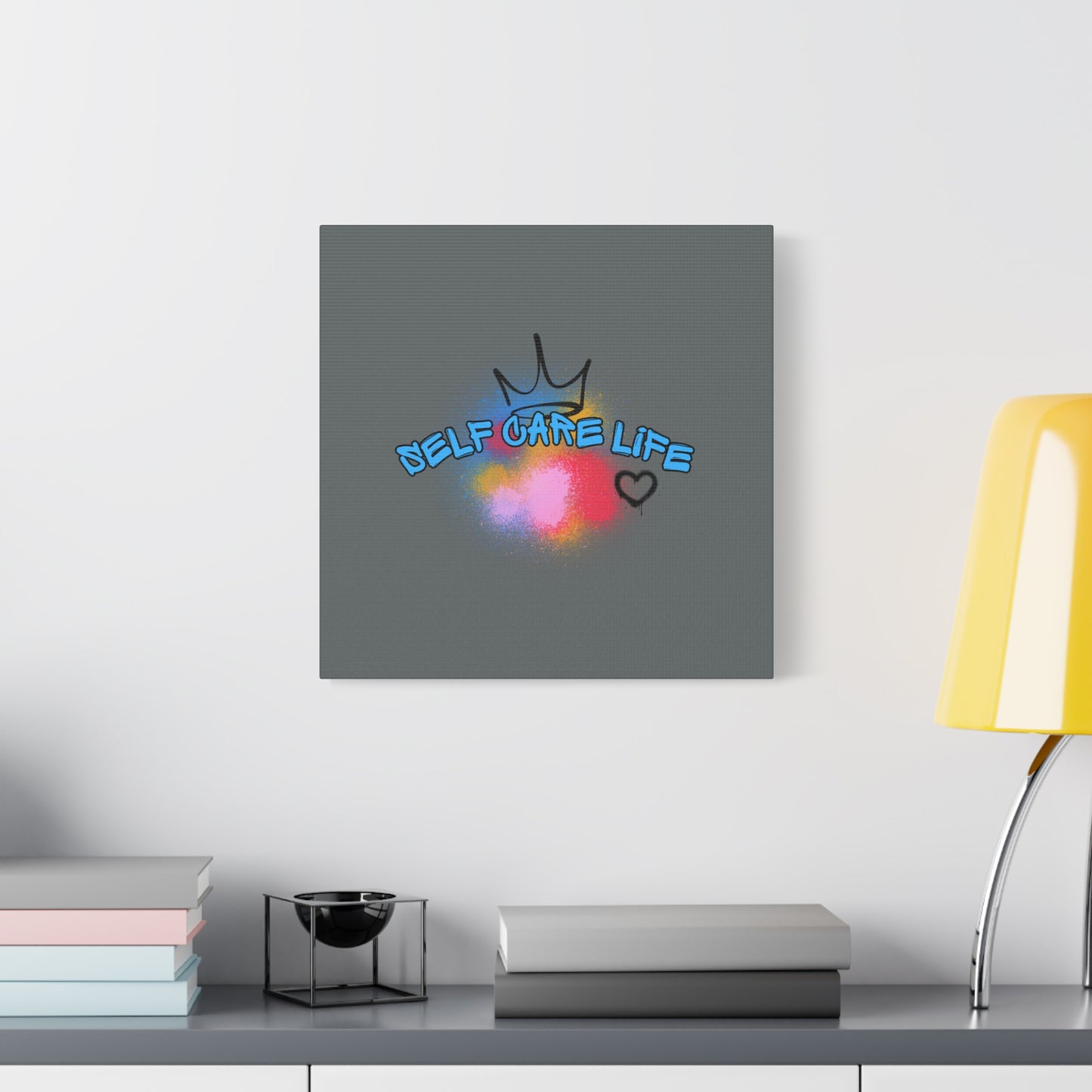 CANVAS - Self Care Life Blue Matte Canvas, Stretched, 1.25"