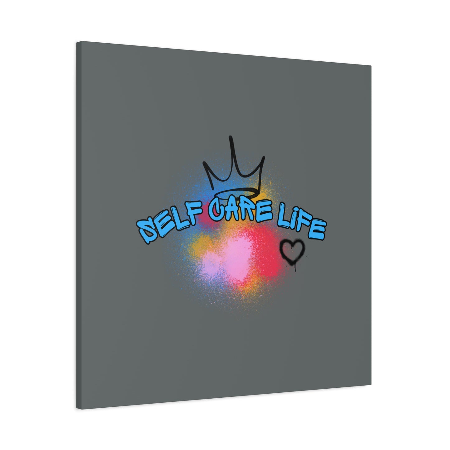 CANVAS - Self Care Life Blue Matte Canvas, Stretched, 1.25"