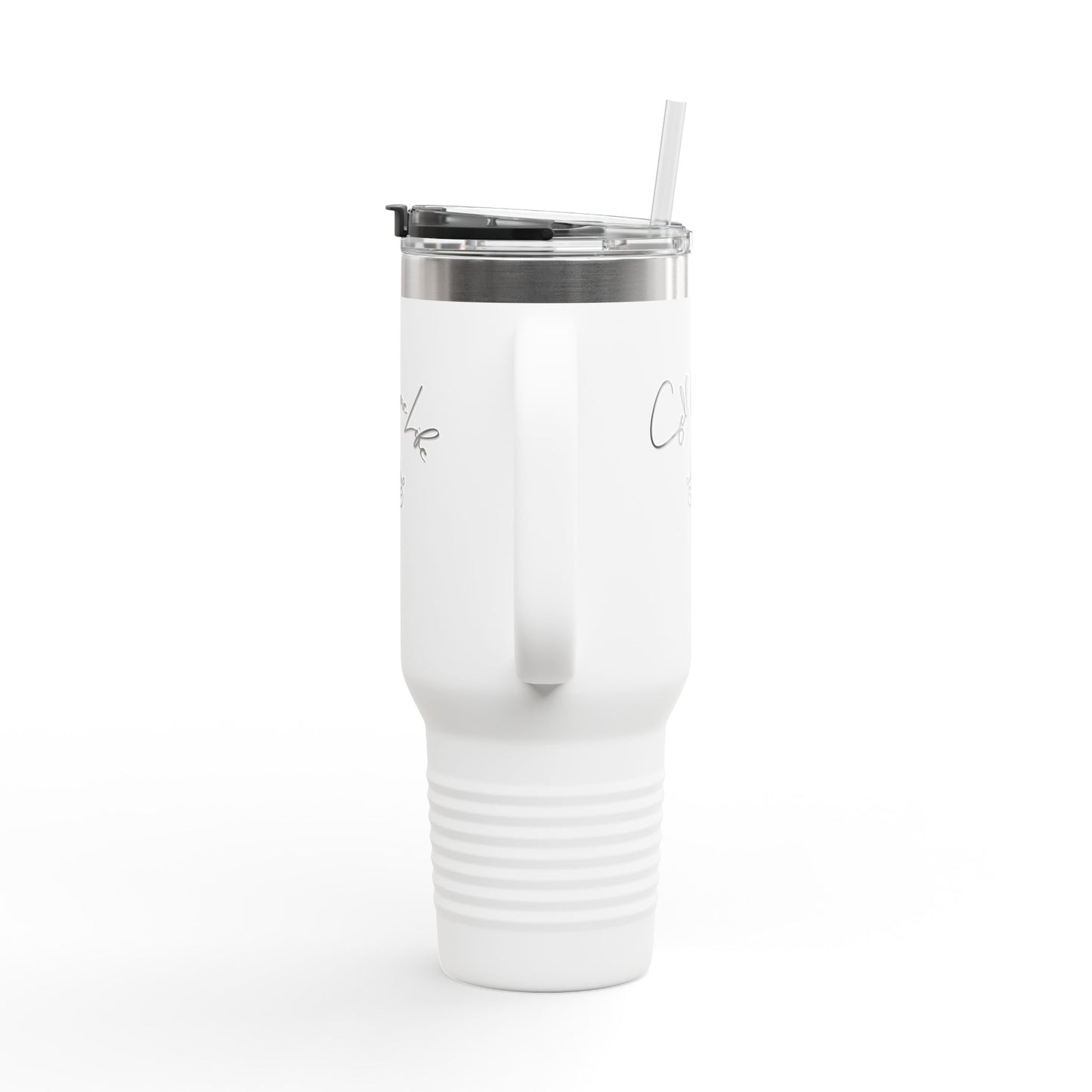 Self Care Life Insulated Travel Mug - 40oz Coffee Lover's Companion with Straw