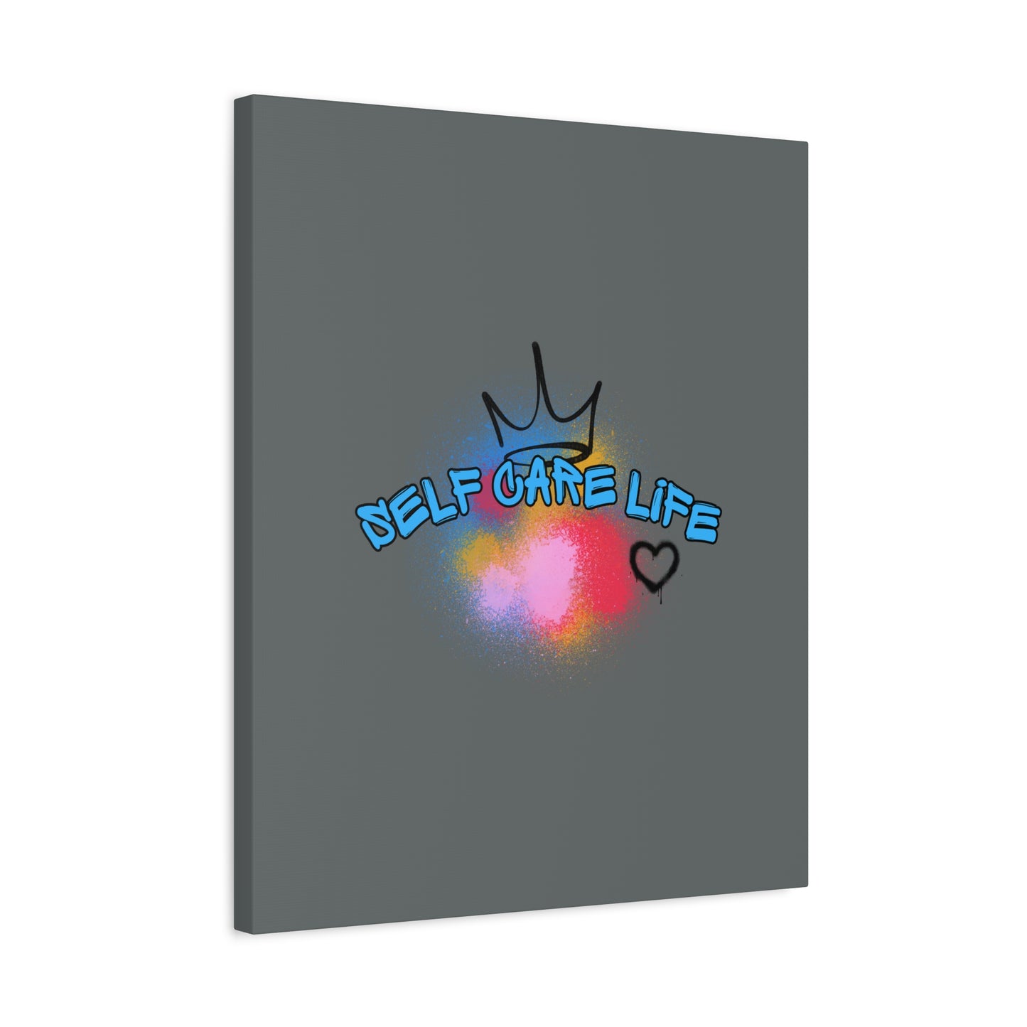 CANVAS - Self Care Life Blue Matte Canvas, Stretched, 1.25"