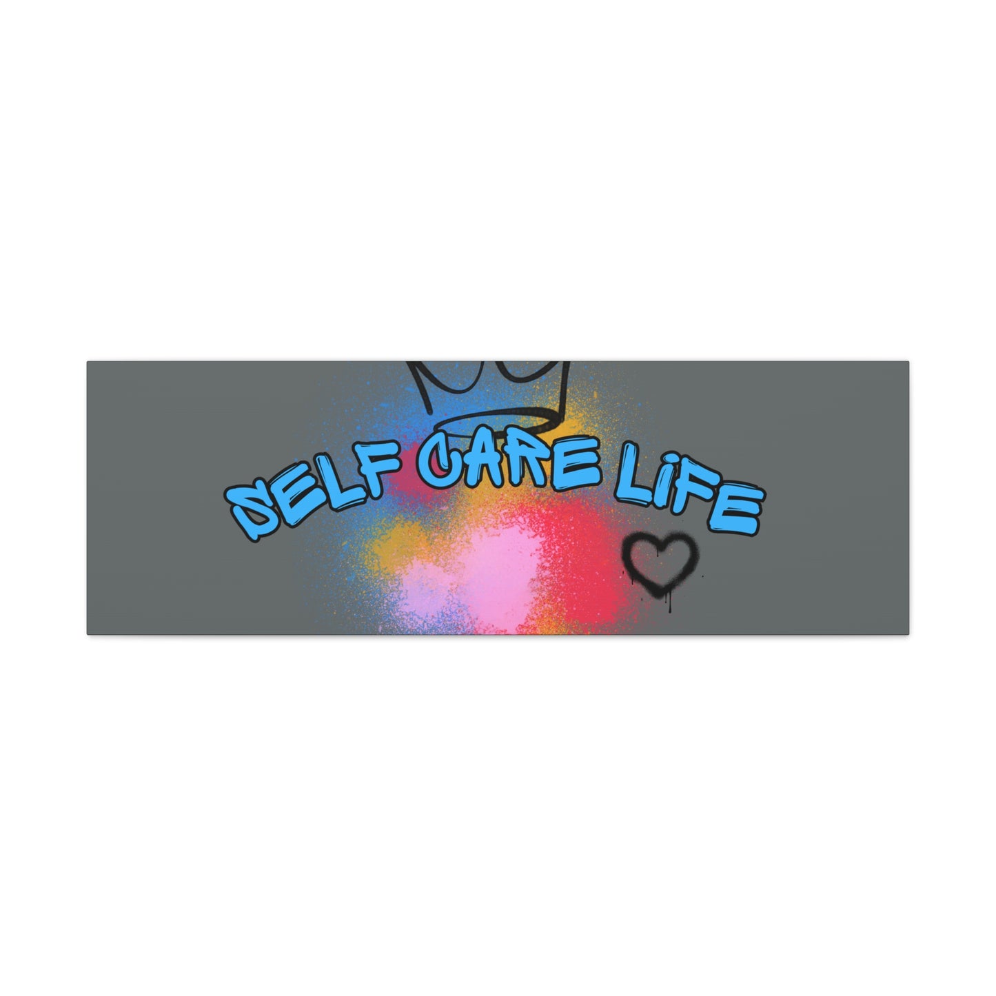 CANVAS - Self Care Life Blue Matte Canvas, Stretched, 1.25"