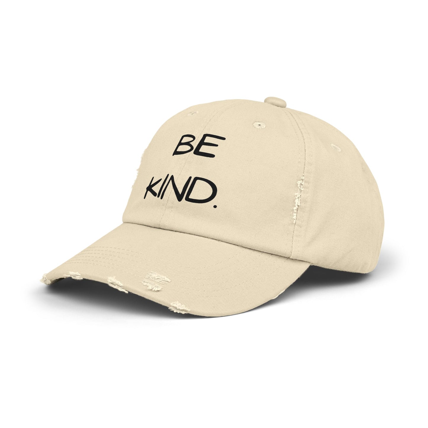 BE KIND. Unisex Distressed Cap