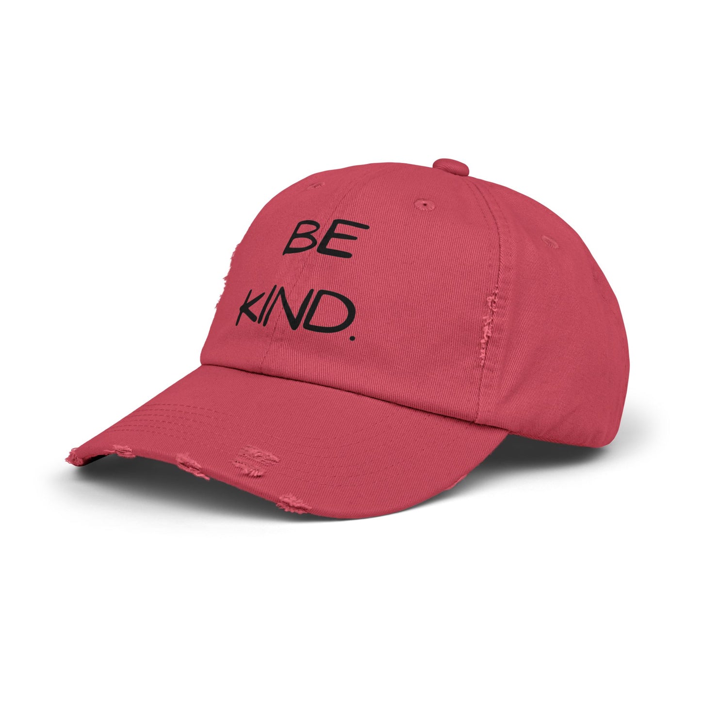 BE KIND. Unisex Distressed Cap
