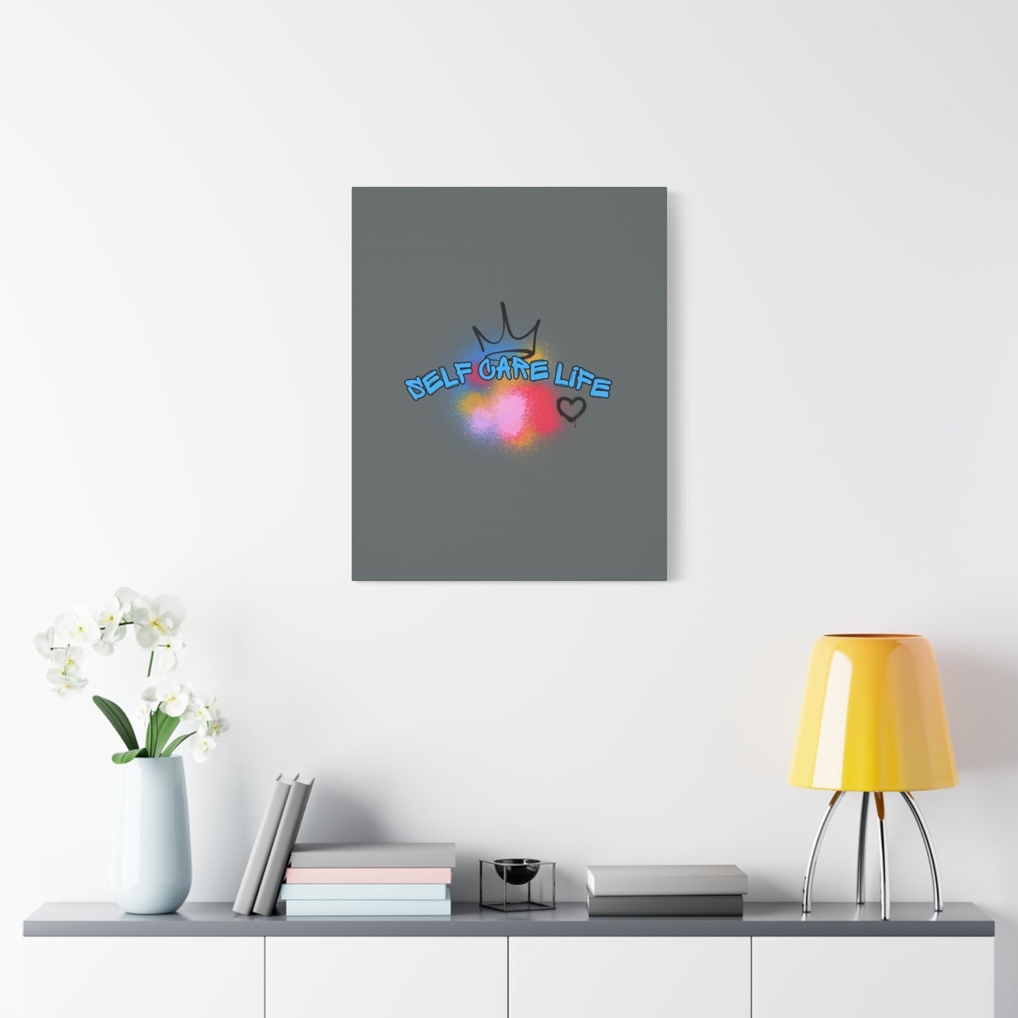CANVAS - Self Care Life Blue Matte Canvas, Stretched, 1.25"