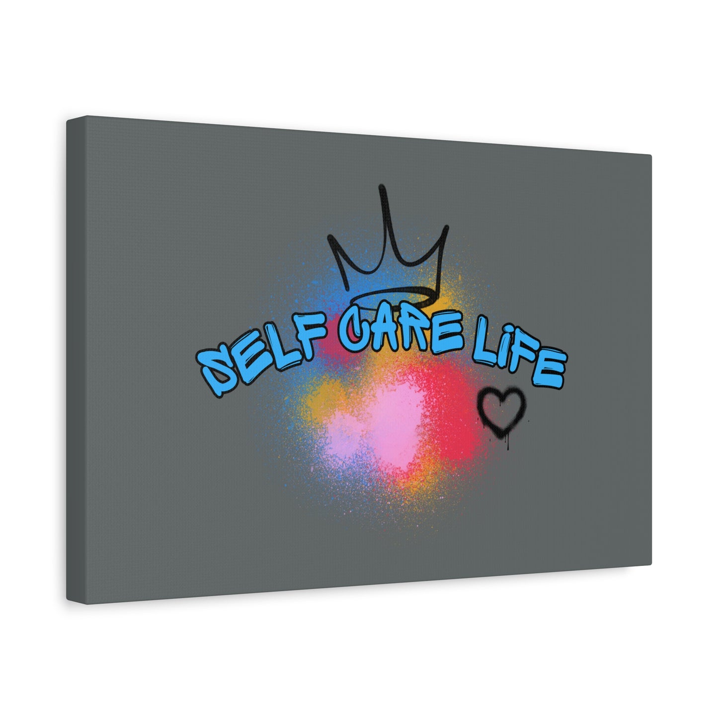 CANVAS - Self Care Life Blue Matte Canvas, Stretched, 1.25"