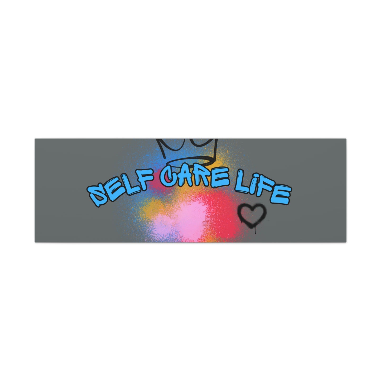 CANVAS - Self Care Life Blue Matte Canvas, Stretched, 1.25"
