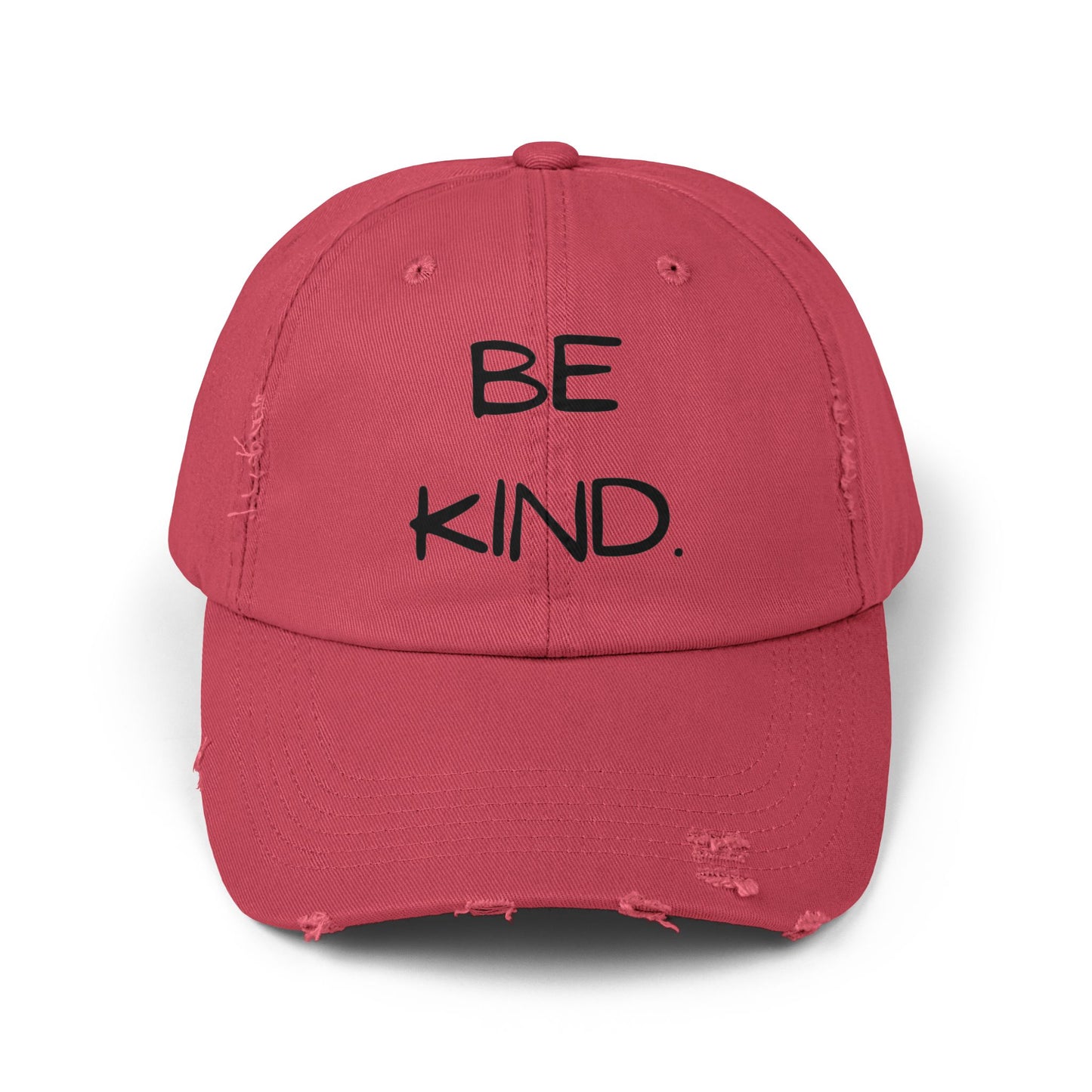 BE KIND. Unisex Distressed Cap