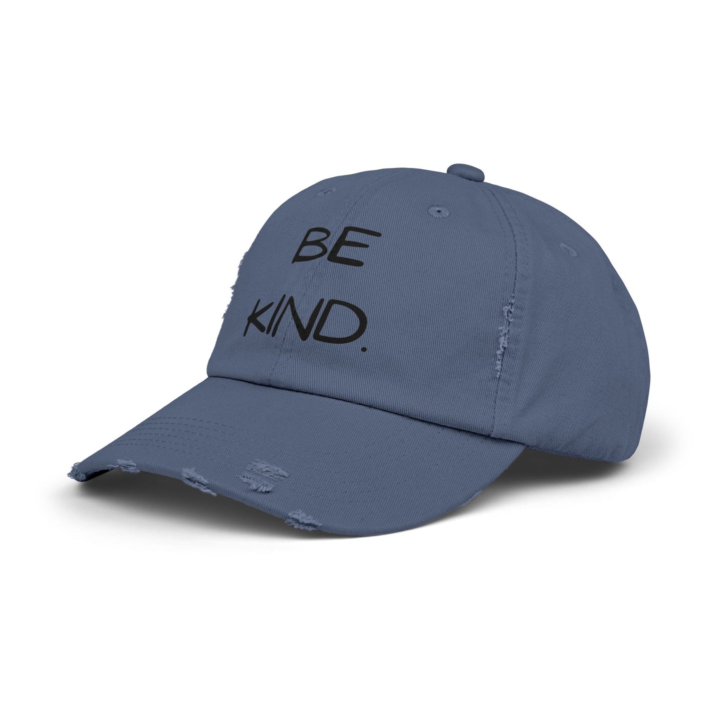 BE KIND. Unisex Distressed Cap