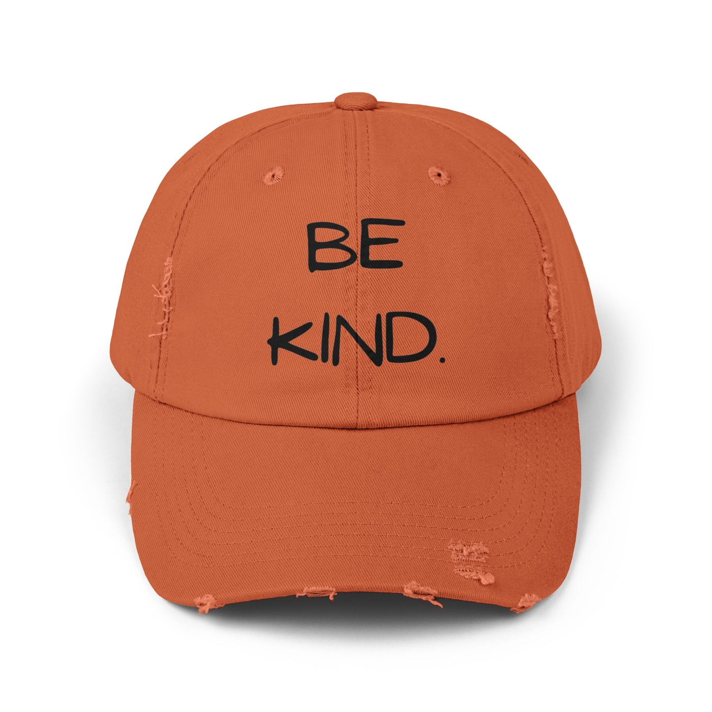 BE KIND. Unisex Distressed Cap