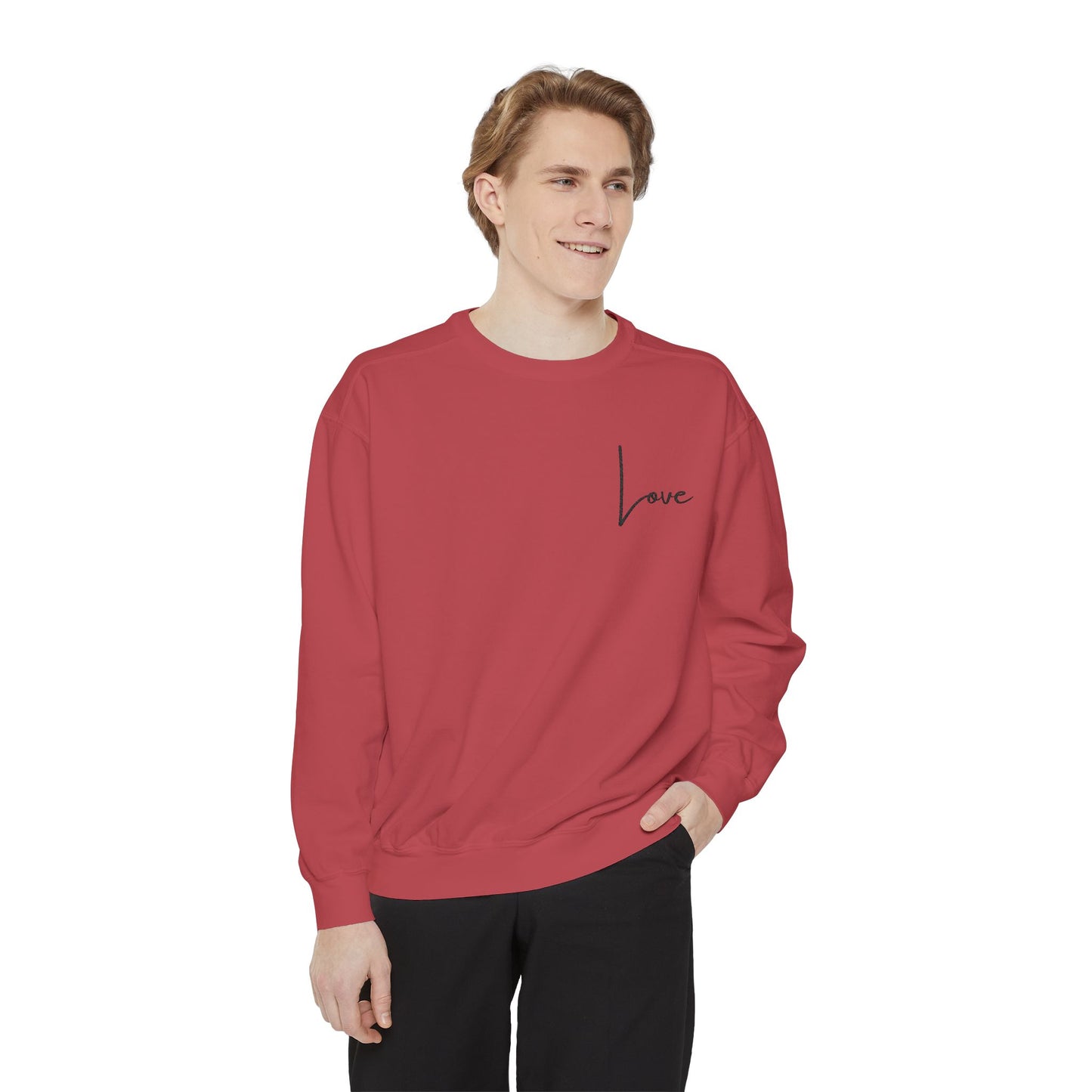 Love Garment-Dyed Sweatshirt