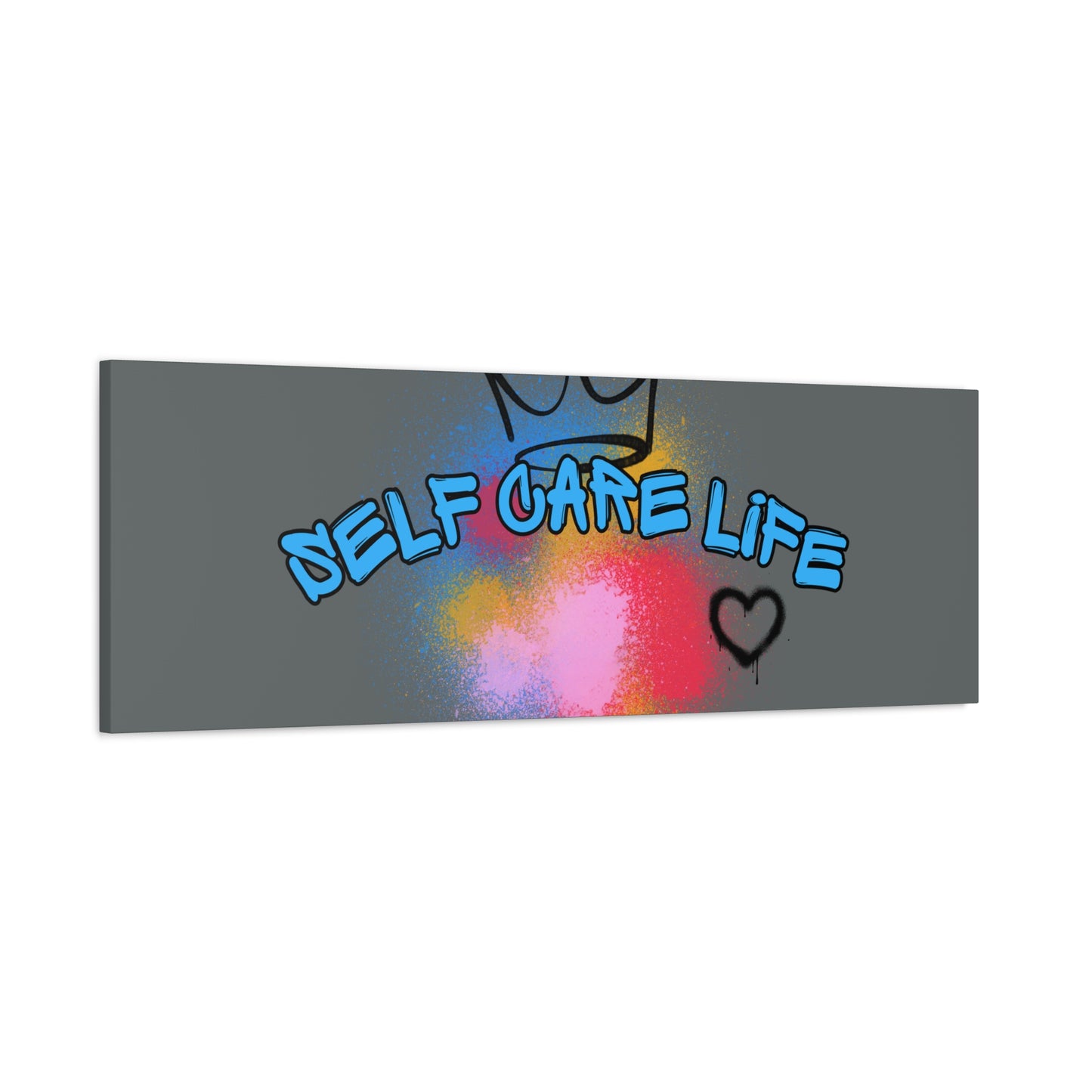 CANVAS - Self Care Life Blue Matte Canvas, Stretched, 1.25"
