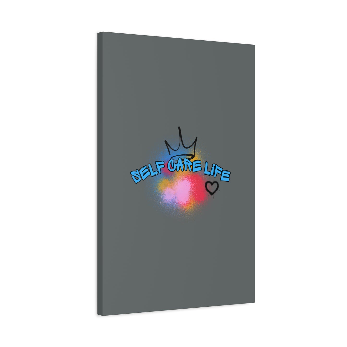 CANVAS - Self Care Life Blue Matte Canvas, Stretched, 1.25"