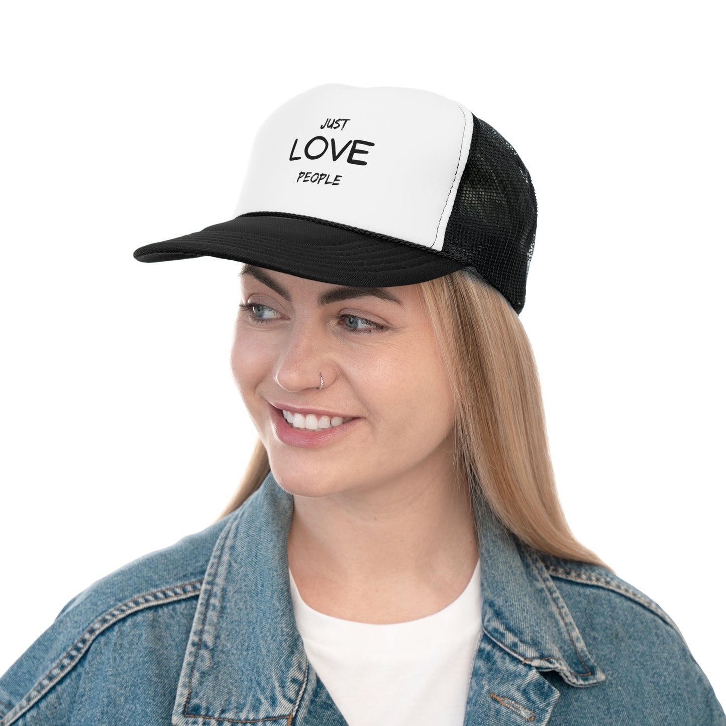 Just LOVE People Trucker Cap