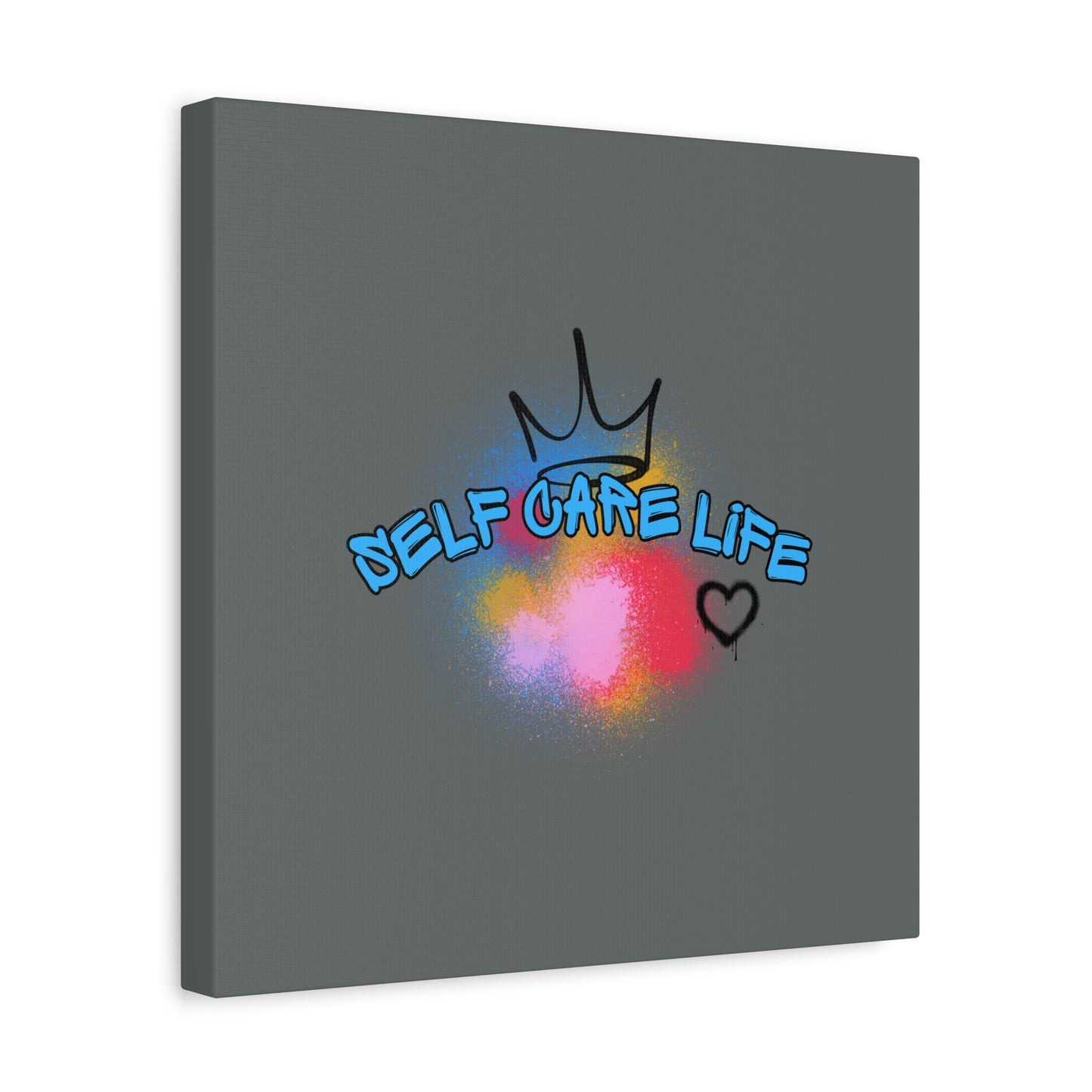 CANVAS - Self Care Life Blue Matte Canvas, Stretched, 1.25"