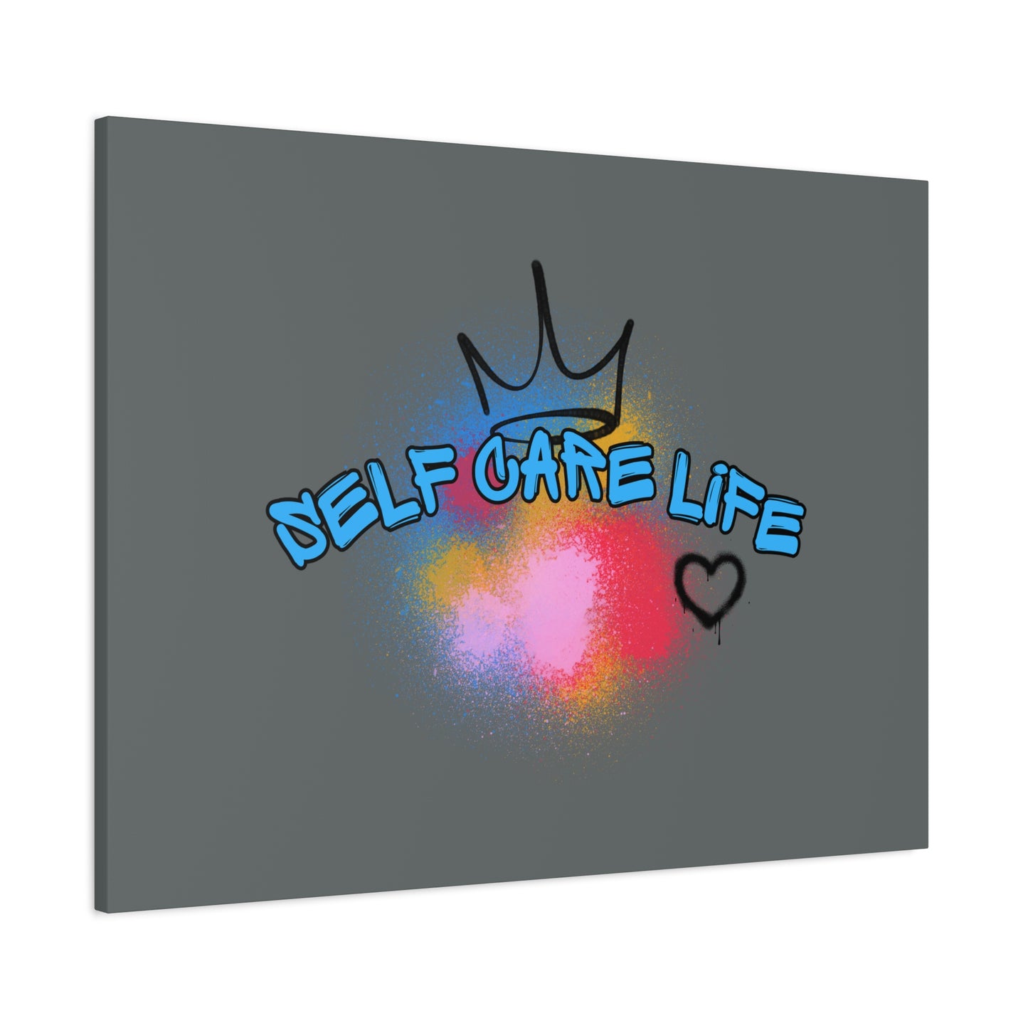 CANVAS - Self Care Life Blue Matte Canvas, Stretched, 1.25"