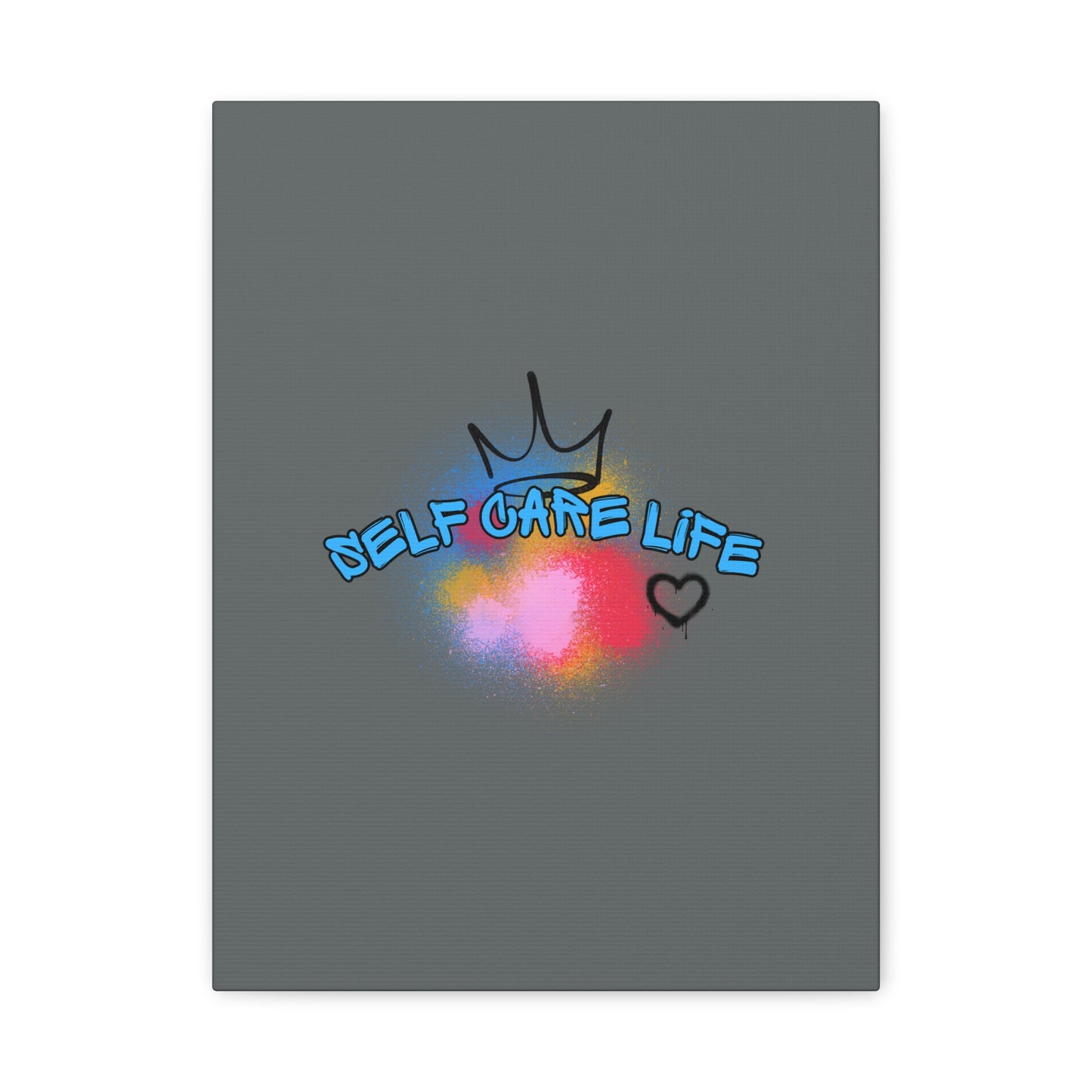 CANVAS - Self Care Life Blue Matte Canvas, Stretched, 1.25"